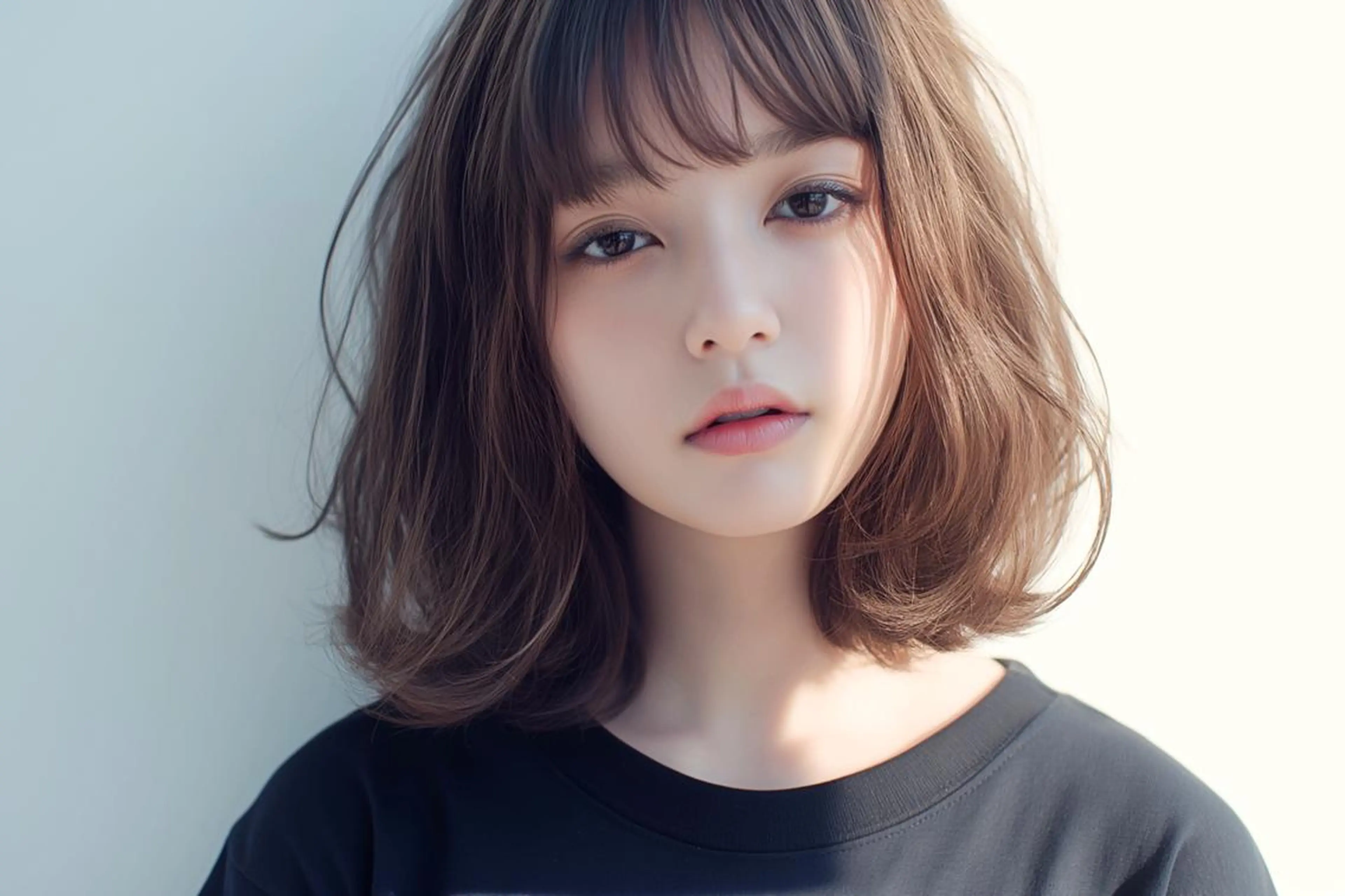 ミディアム カラー カット ヘアカラー 再現性ショートボブ 木又克美のヘアスタイル