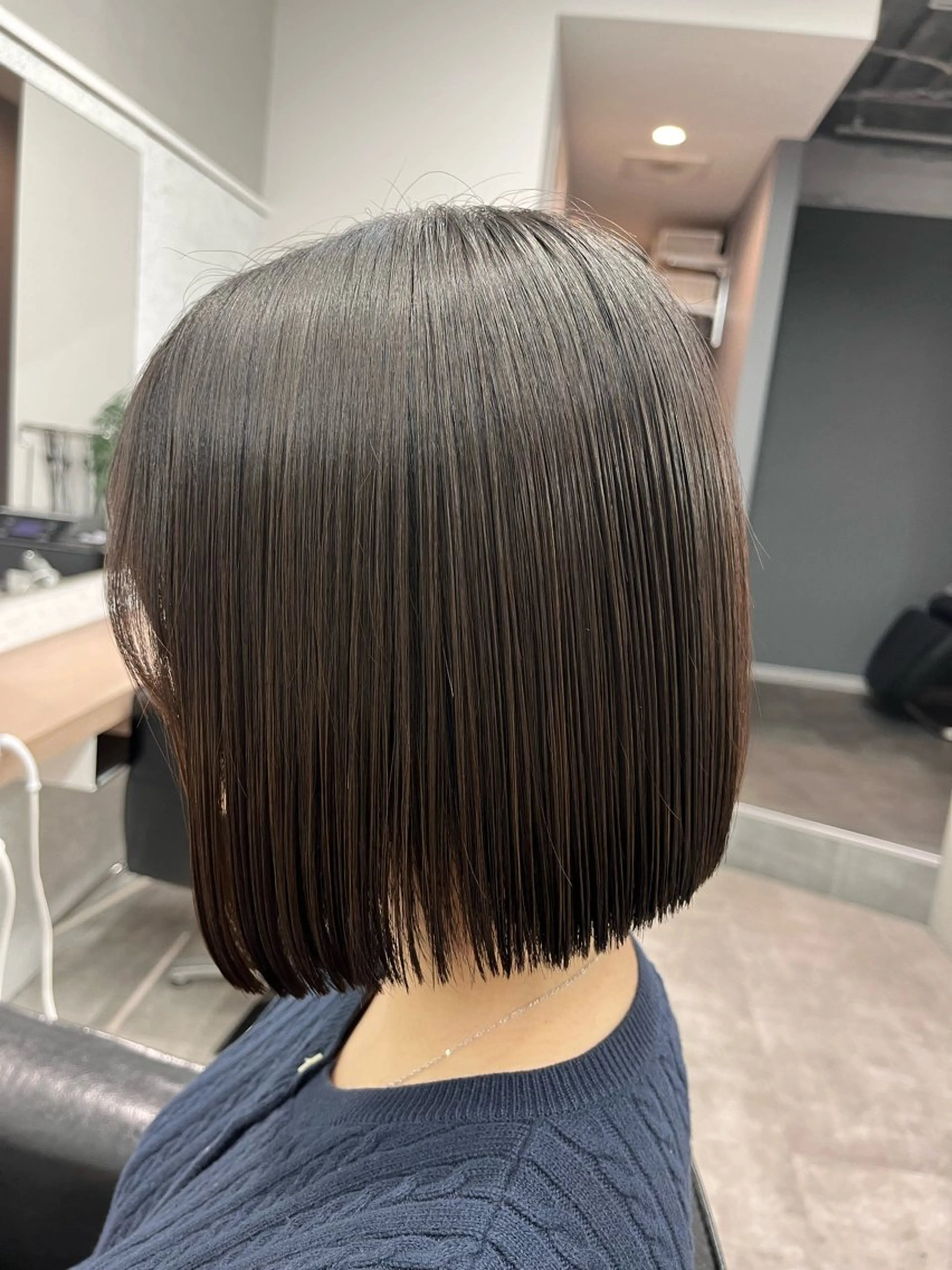 ミディアム ボブ ボブ/透明感カラー/ 髪質改善/🌙/ルナのヘアスタイル