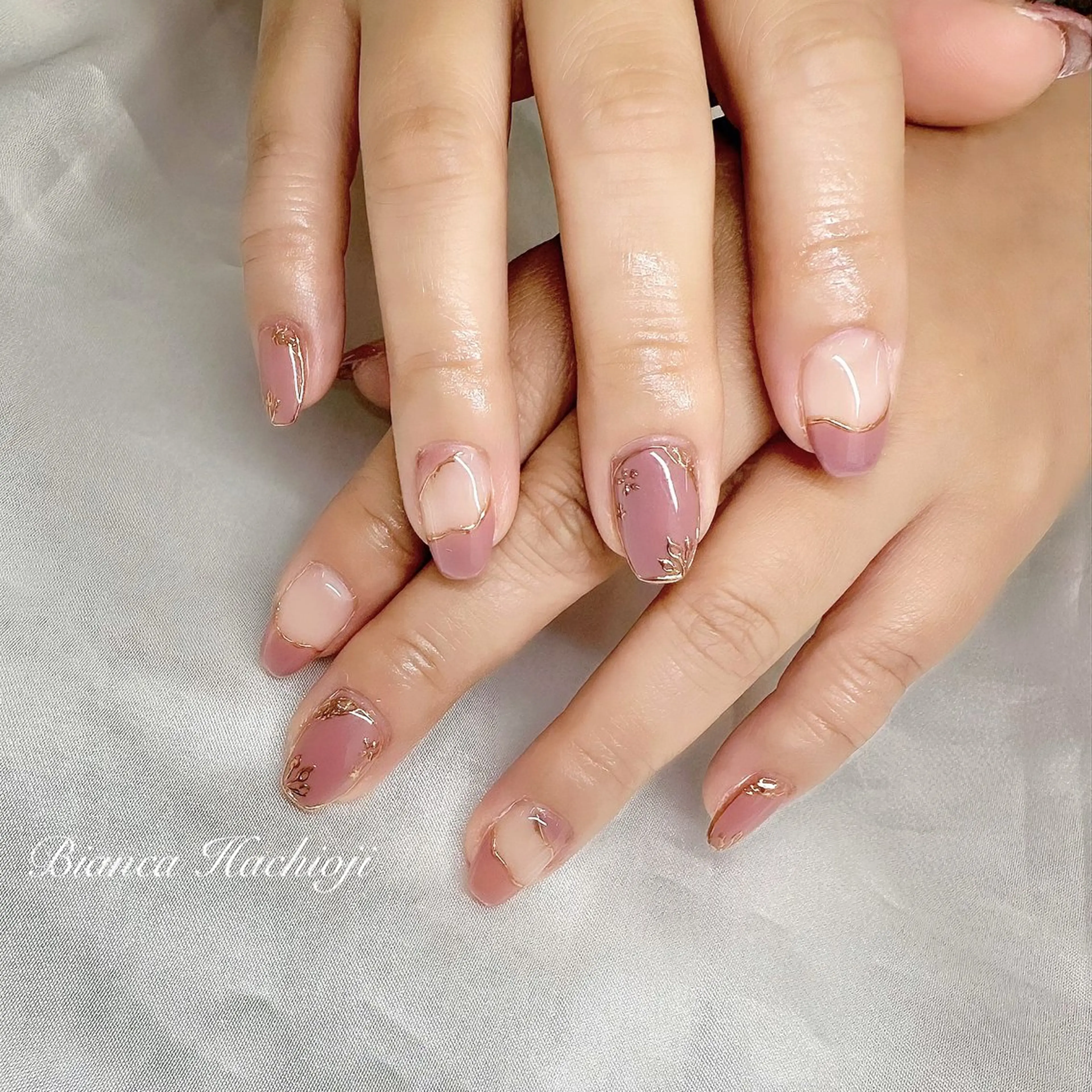 ネイル ハンドネイル Bianca🦋 AIRAのネイルデザイン