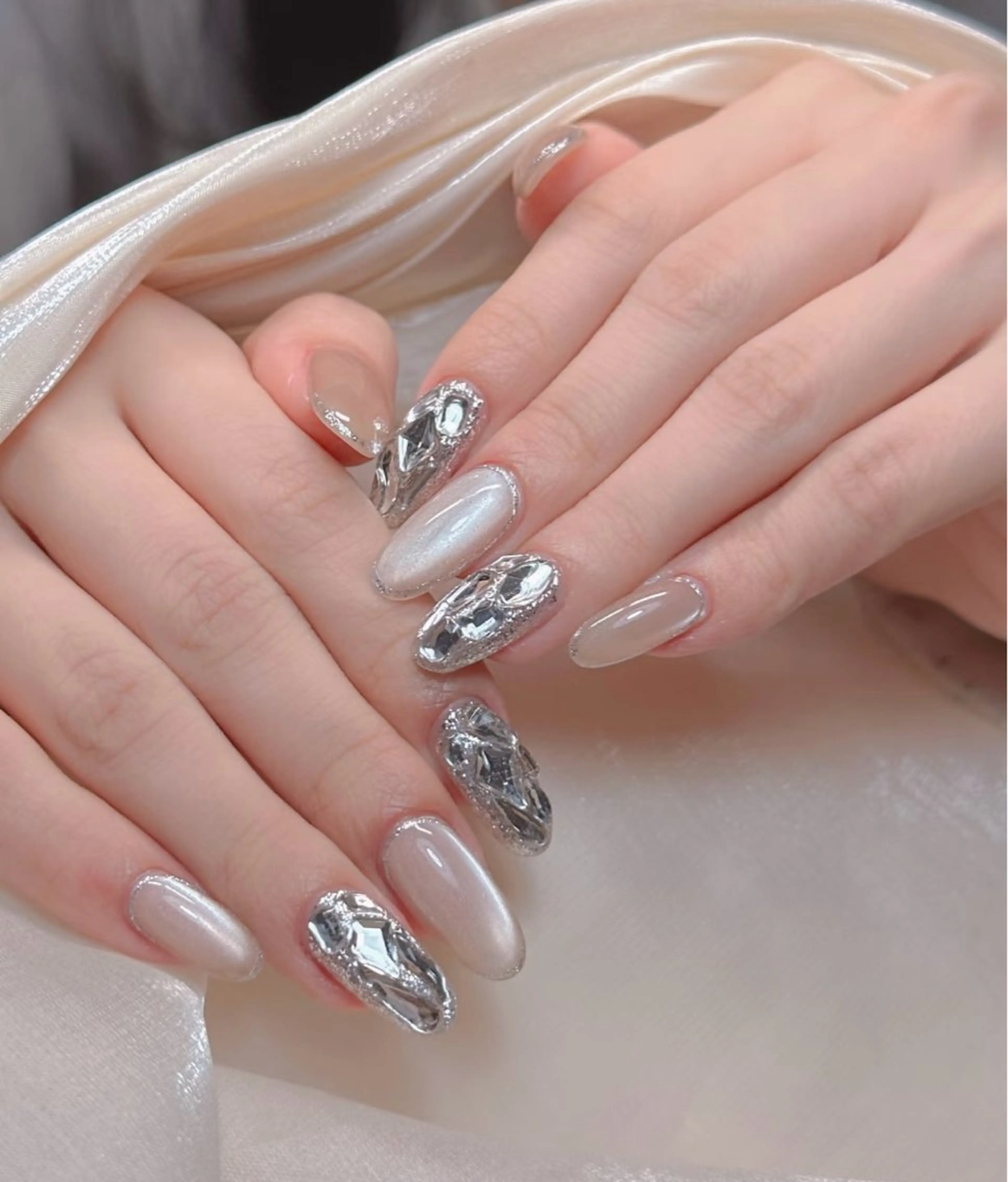 ネイル アートネイル チークネイル 長さ出し フットネイル ジェルネイル For you. Nail Salonのネイルデザイン