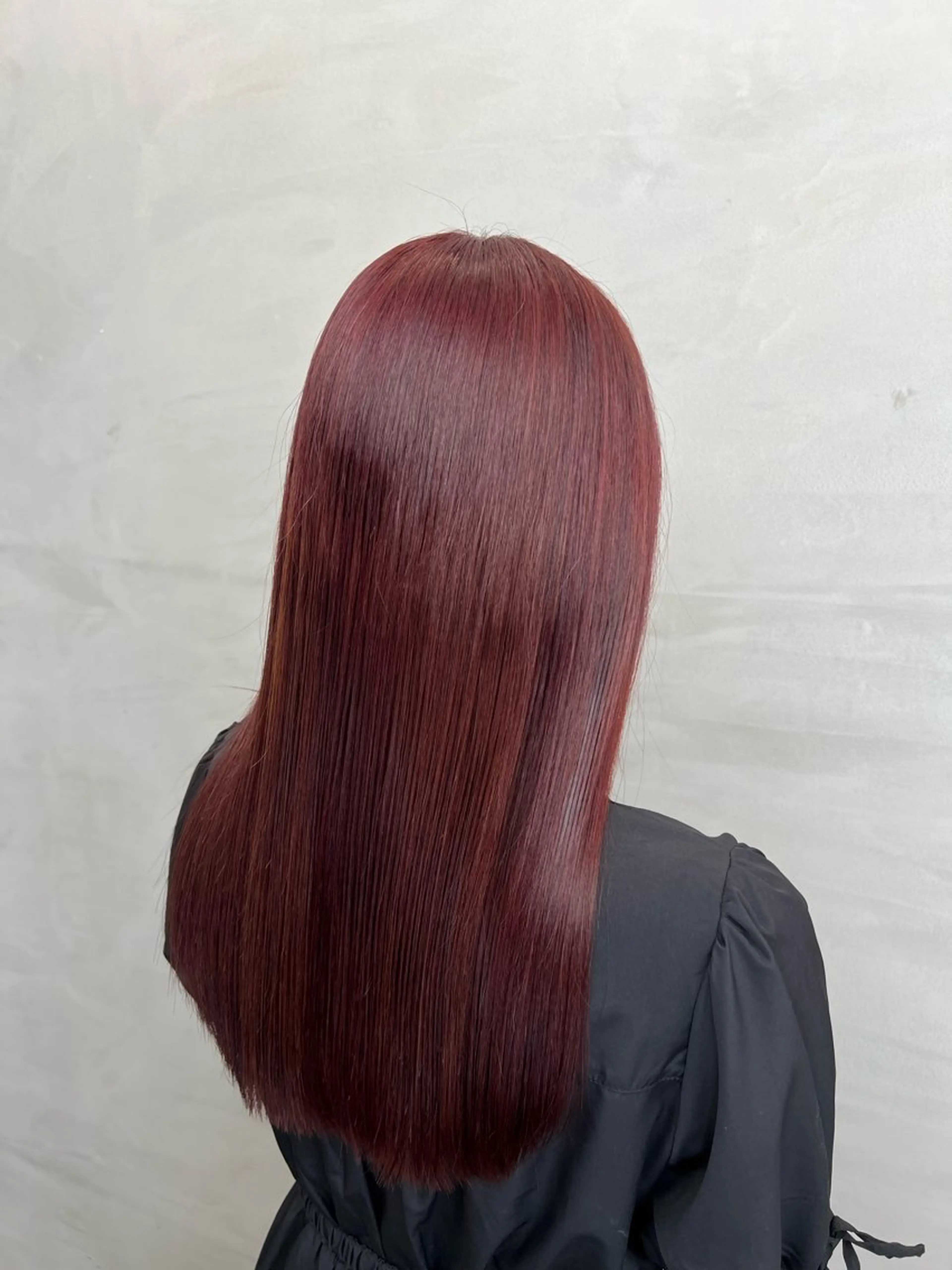 ロング カラー ブリーチ ブリーチなしカラー ピンクカラー レイヤー/韓国/艶髪 /タカマサのヘアスタイル