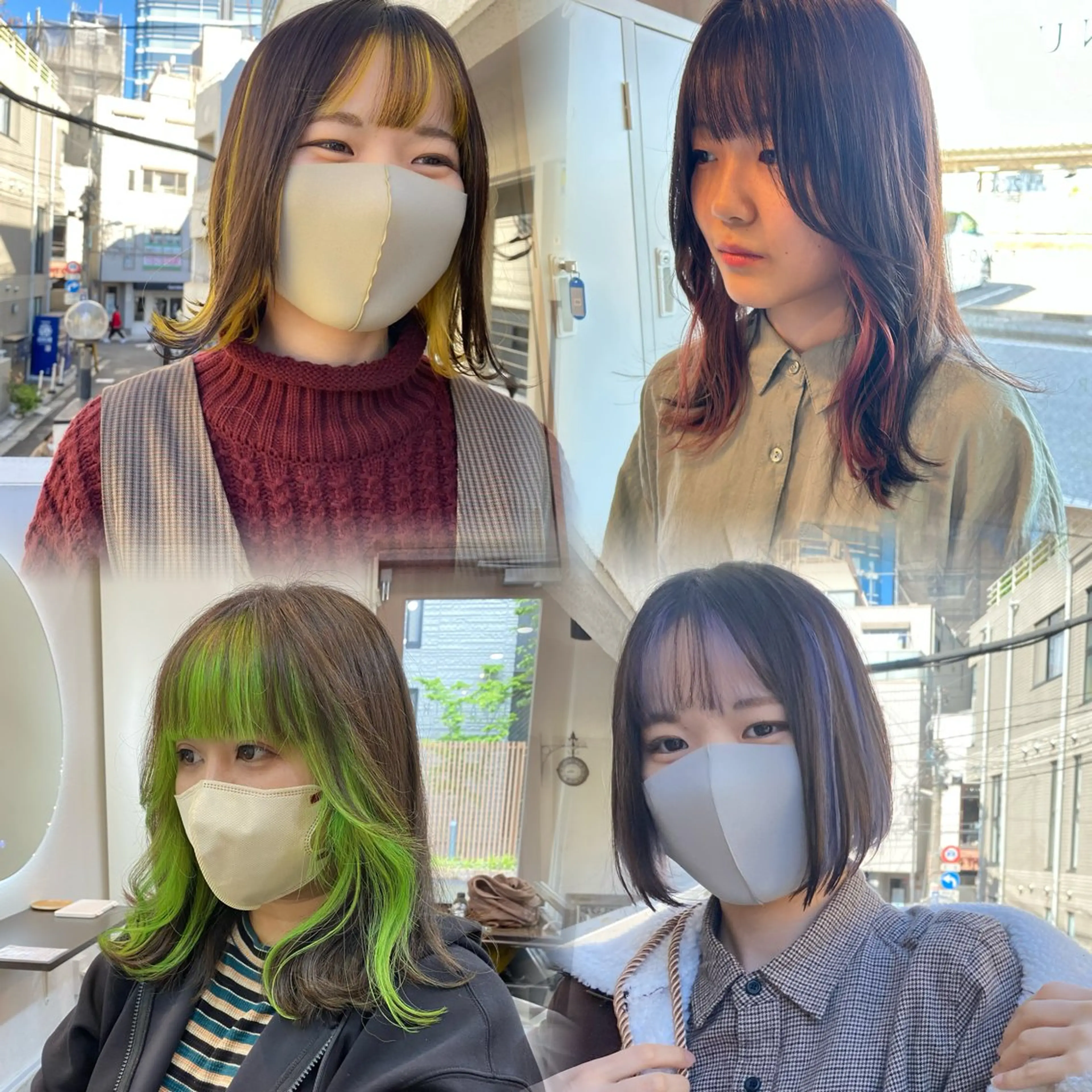 ミディアム カラー キッズ カット ヘアカラー トリートメント 20代、30代からの おしゃれ🍃笹岡航太のヘアスタイル