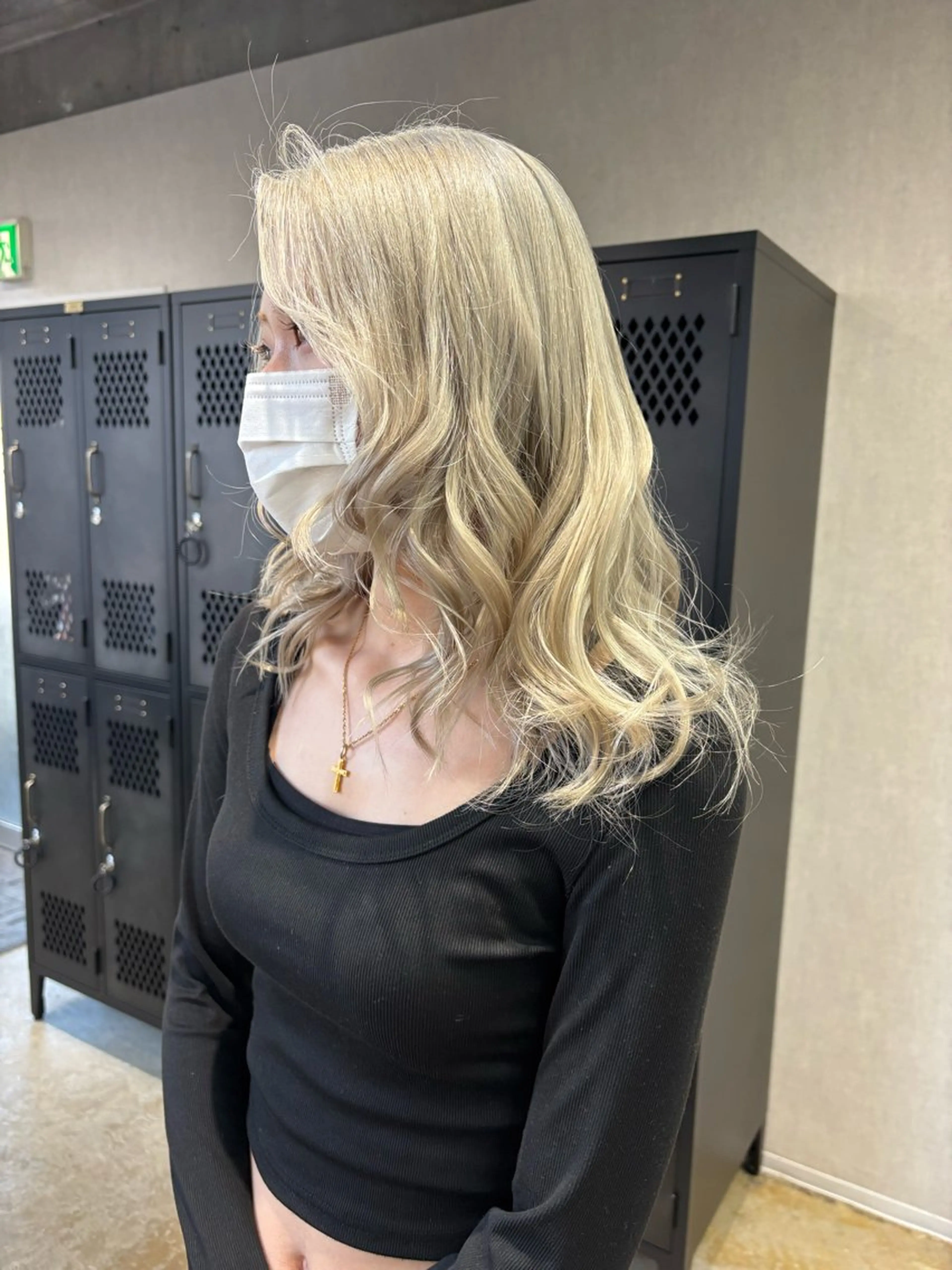 ロング カラー ブロンド ヘアカラー ブレンバイドット所属・ニュアンスカラー/ 🫧レミ(坊主)のヘアスタイル