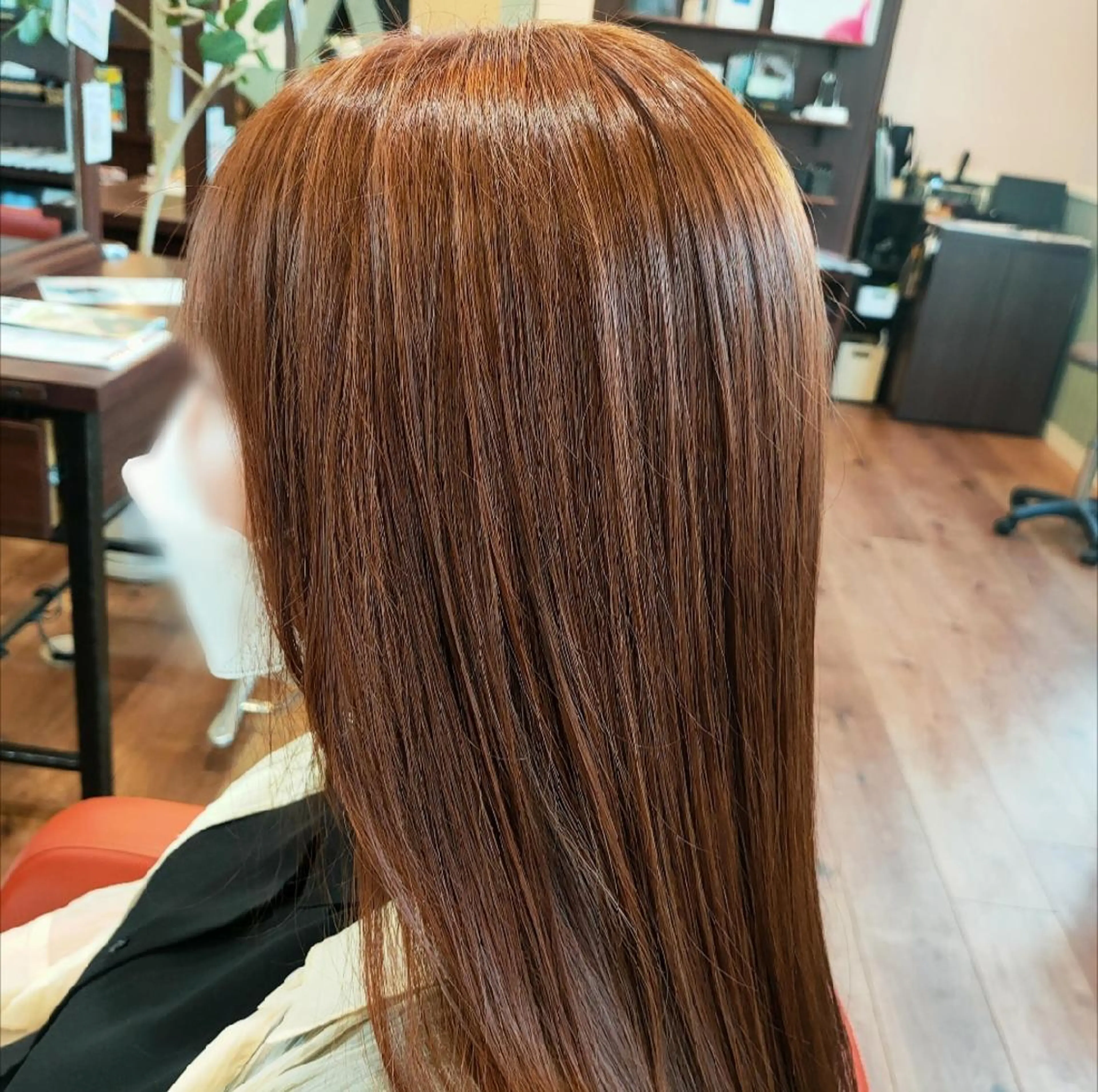 カラー ベージュカラー ブリーチ ダブルカラー ブリーチなしカラー オレンジ R hair🧡 伊藤美和🤎のヘアスタイル