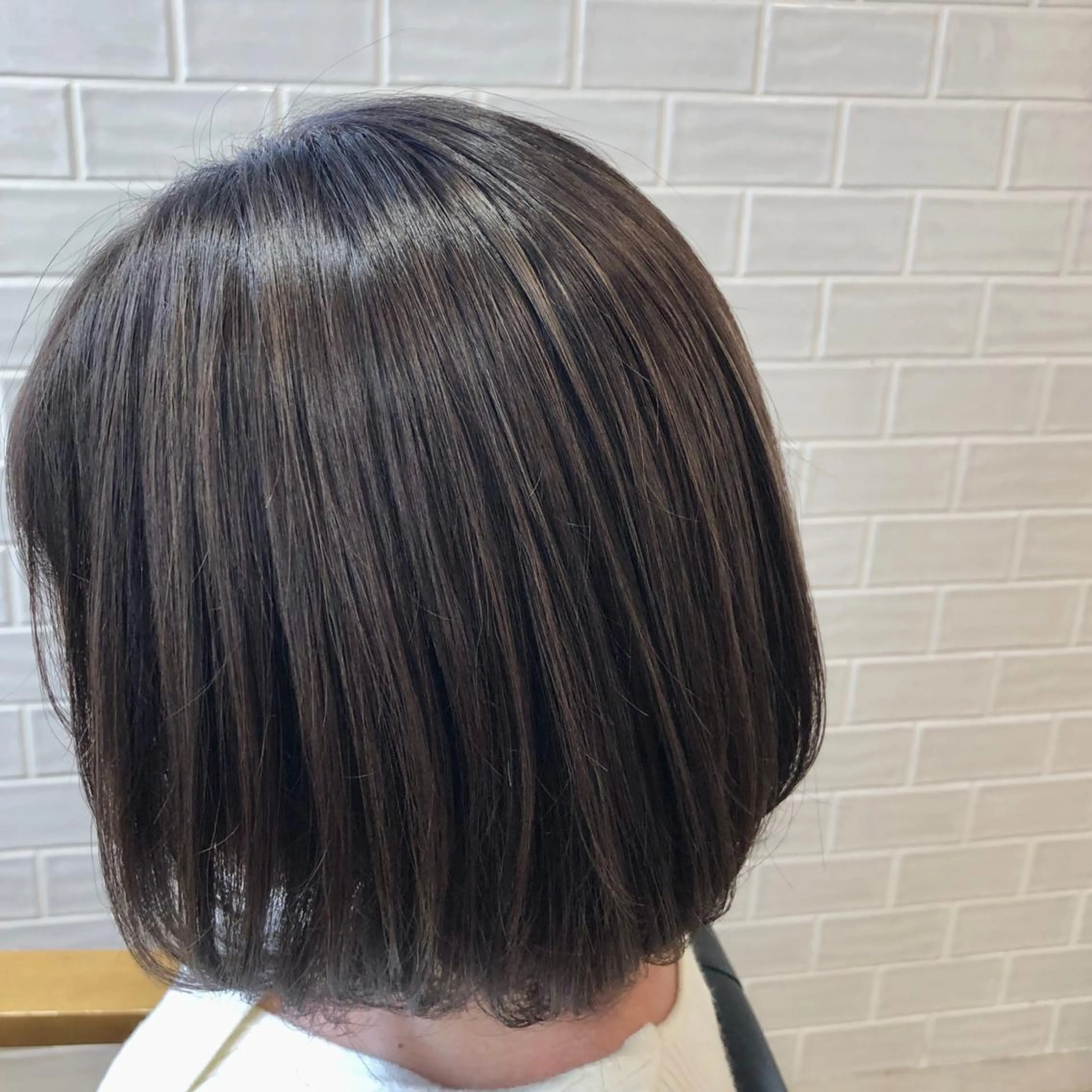 ショート カラー ハイライトカラー ハイライト 艶カラー/韓国顔周り 🎀mamiのヘアスタイル