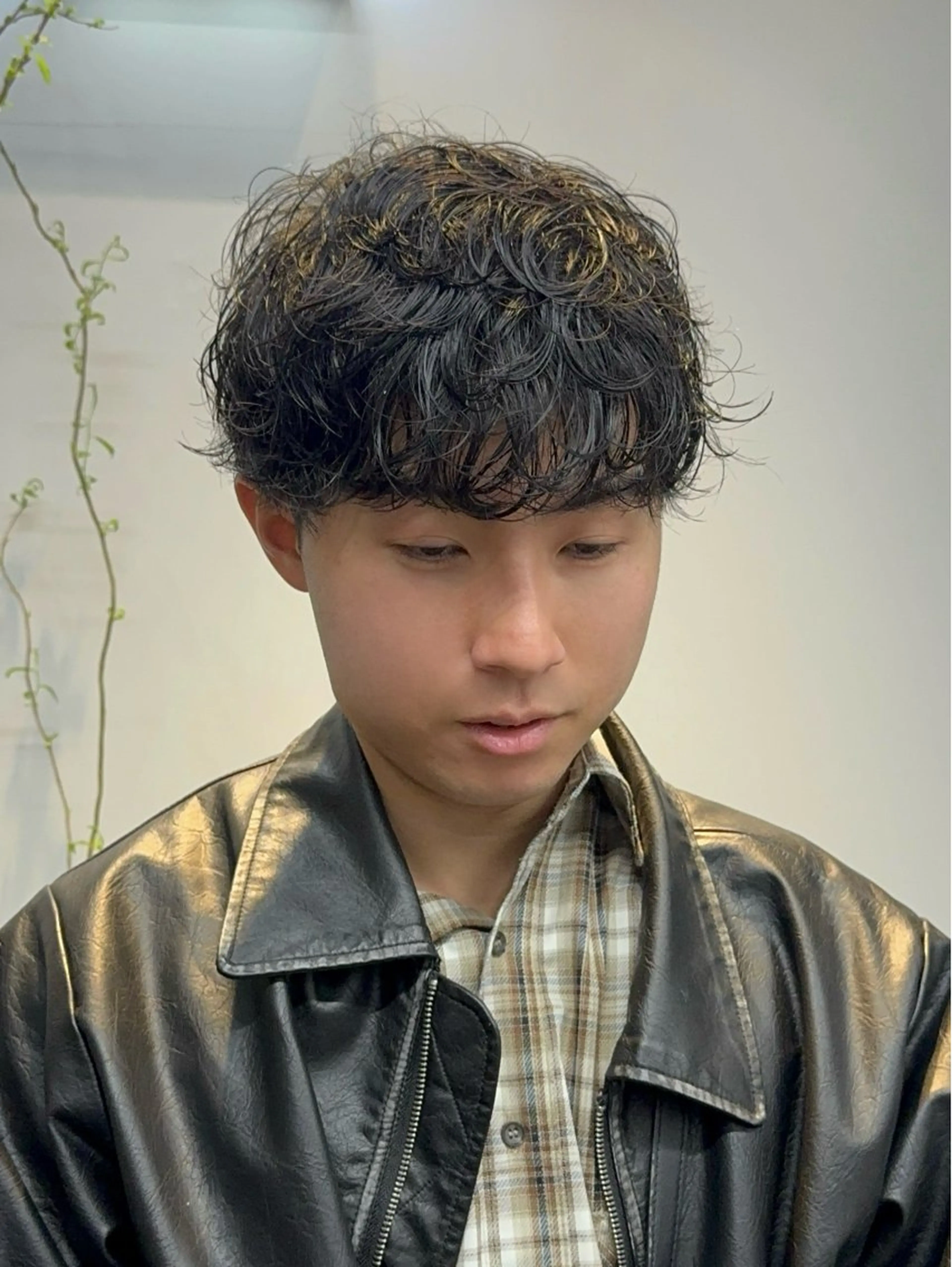 ショート パーマ メンズ カット パーマ ニュアンスパーマ/ 韓国ヘア/natsuのヘアスタイル