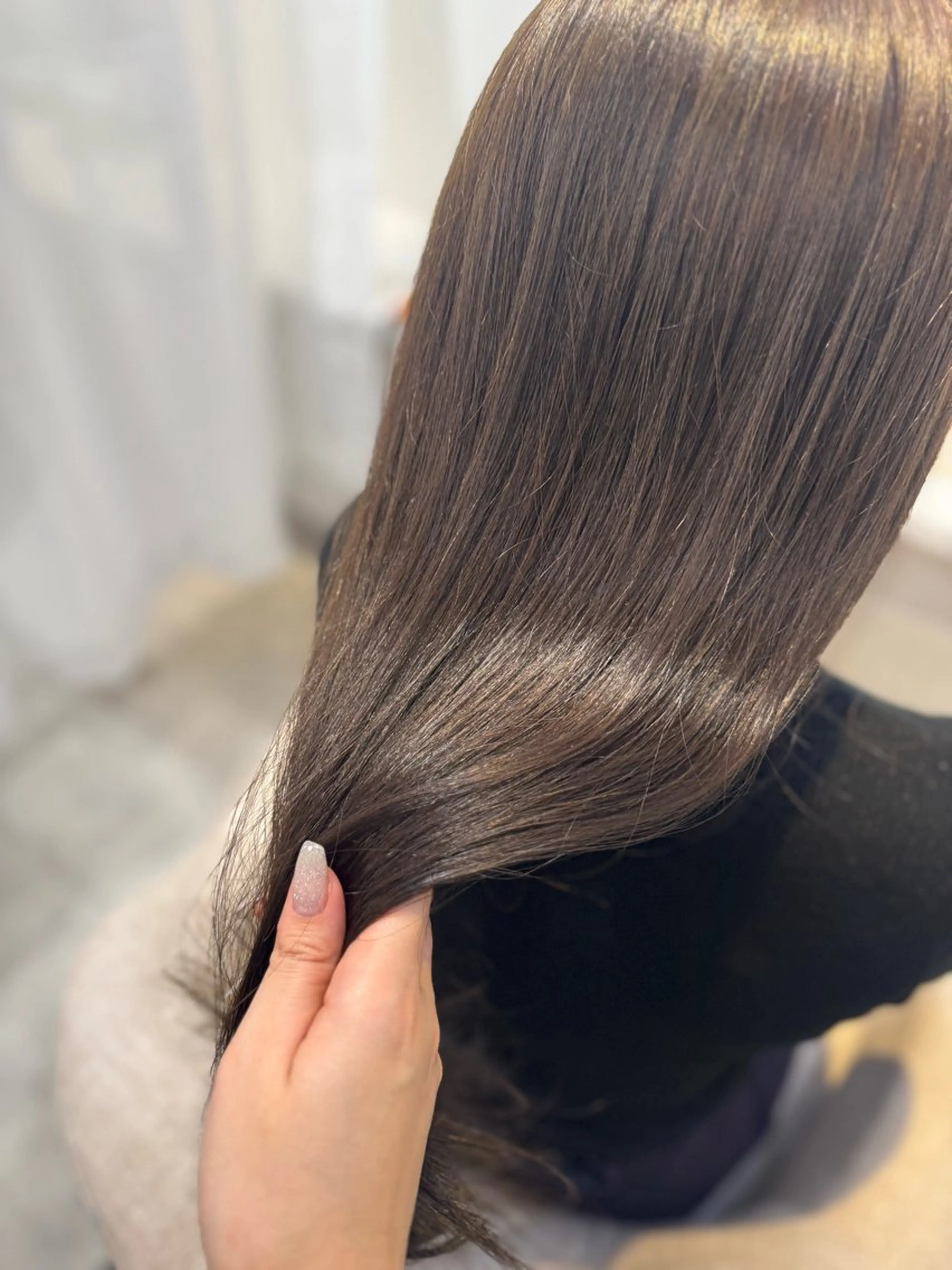 ロング カラー ベージュカラー ブリーチ ブラウンカラー 透明感カラー ダブルカラー 赤み無し柔らかカラー 【梅田】madokaのヘアスタイル