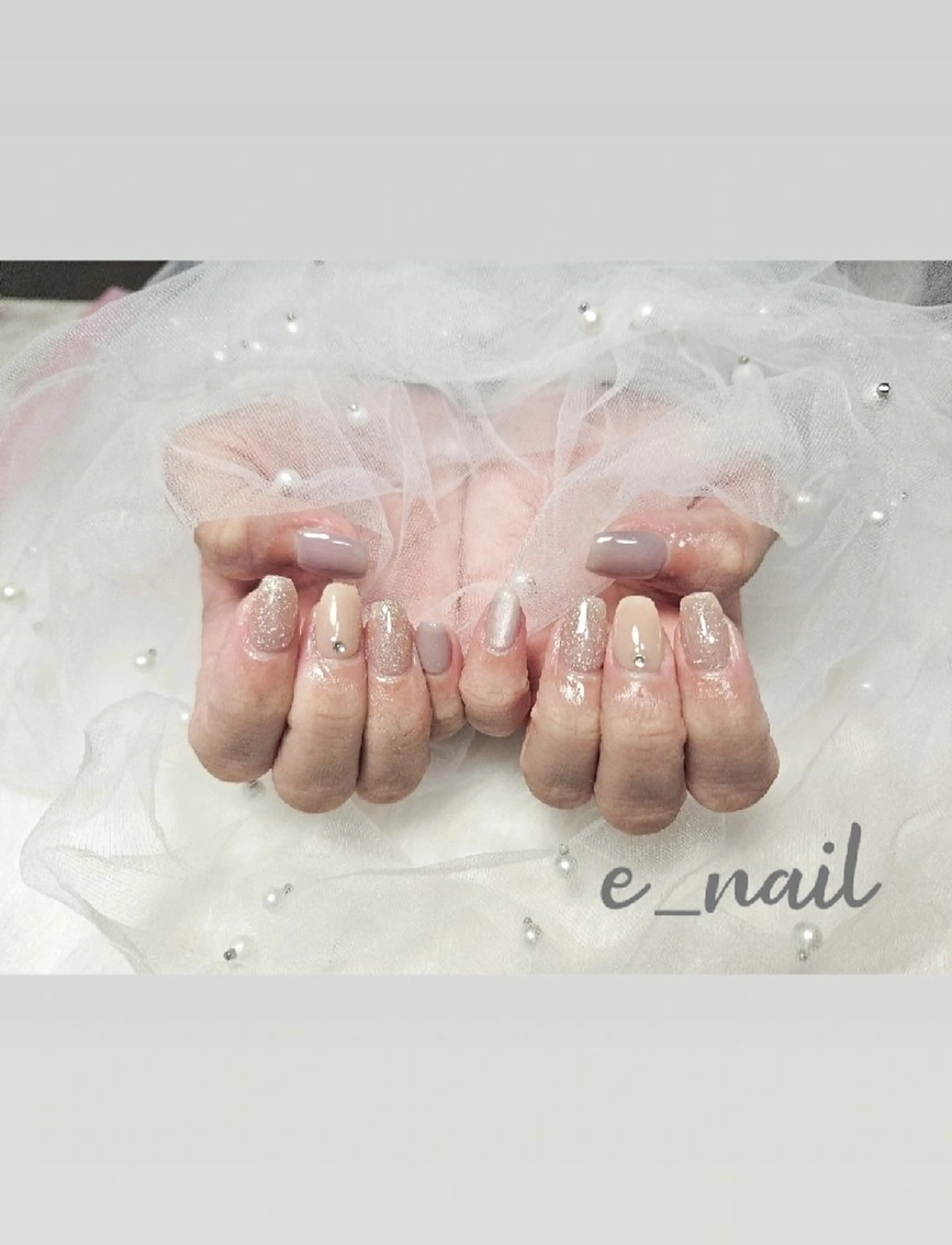 ネイル e_nail🍀自宅 サロン八潮eri☆　のネイルデザイン