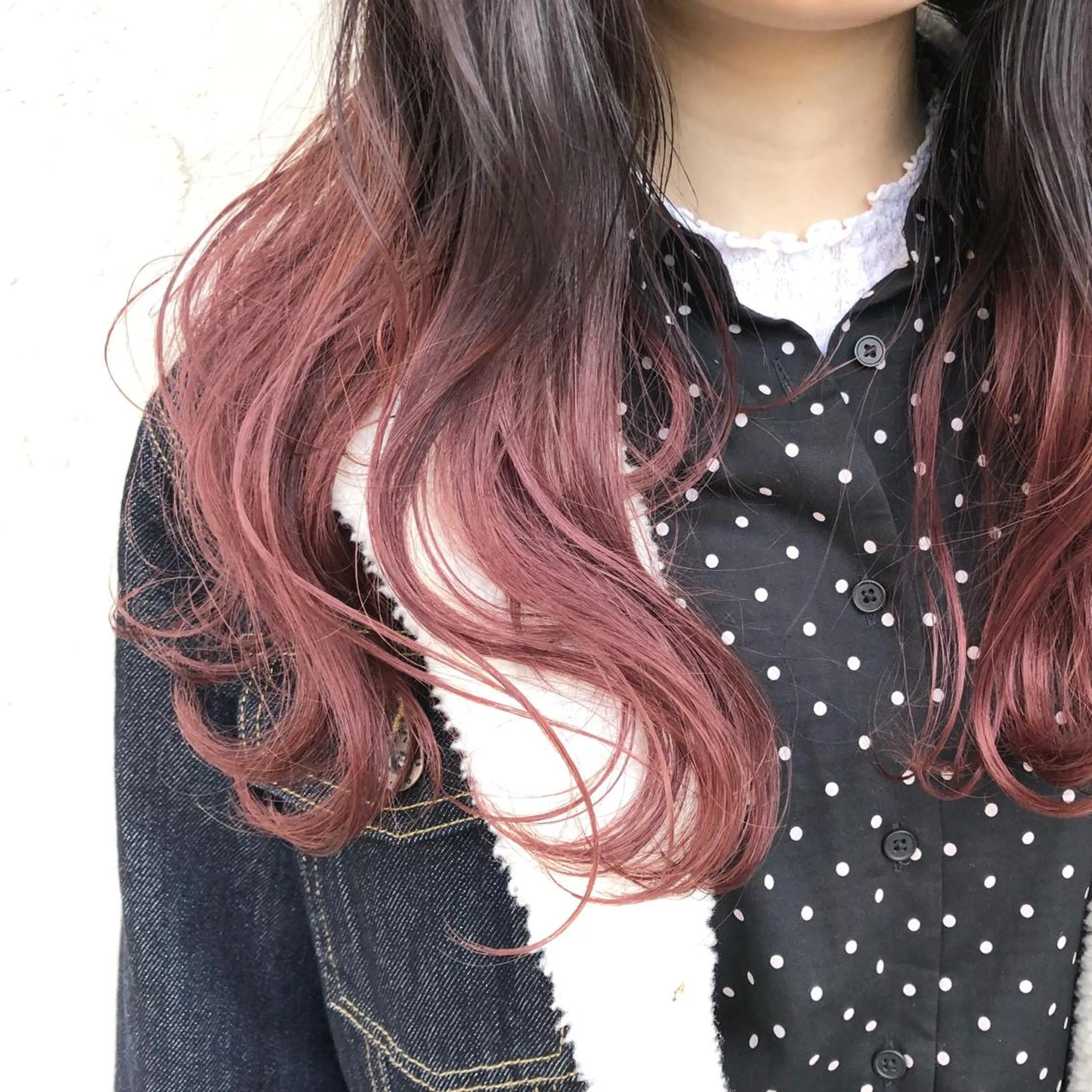 セミロング カラー 艶髪育成サロン 京橋　shinのヘアスタイル