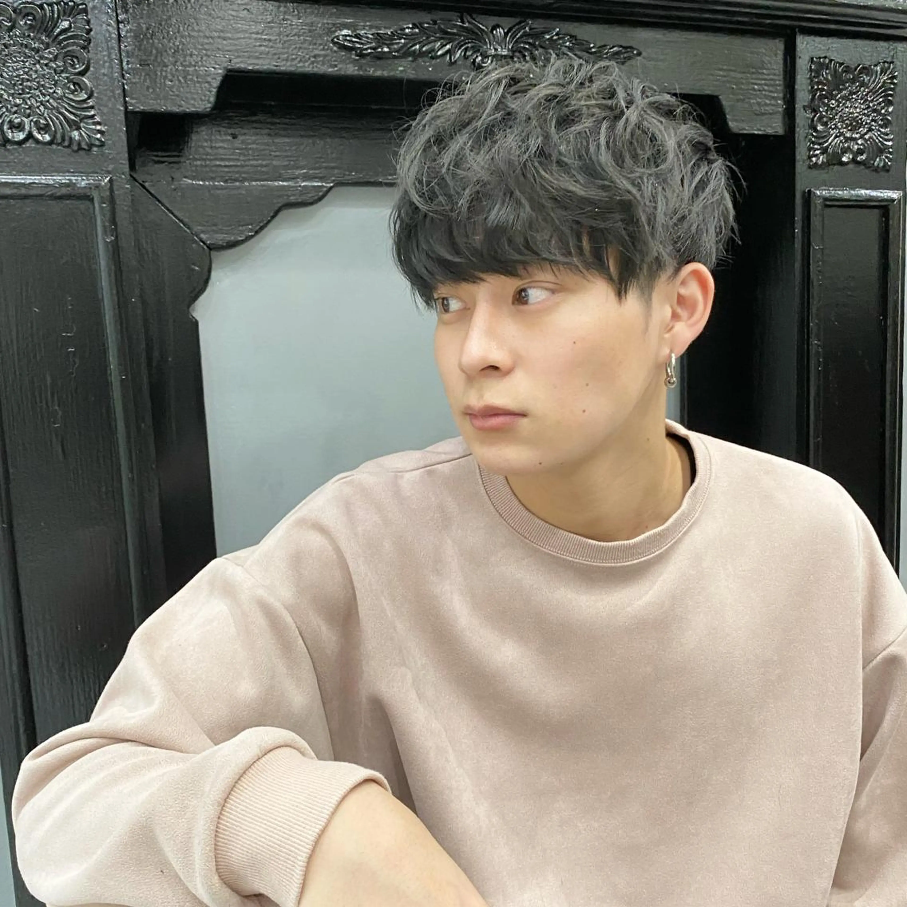 ショート メンズ 艶カラー/フェイス レイヤー/たむのヘアスタイル