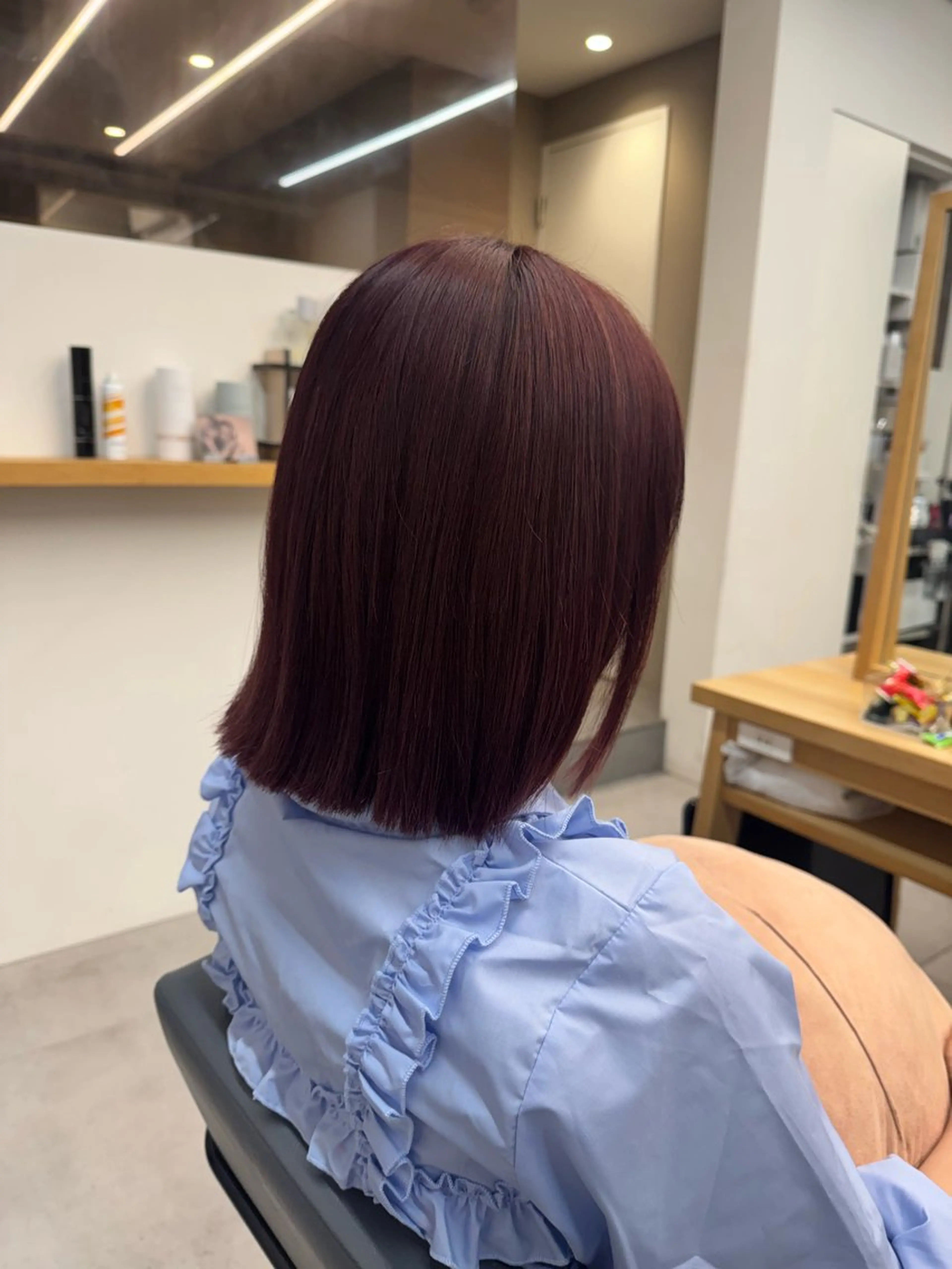 カラー うるツヤカラー💖 なるみももかのヘアスタイル