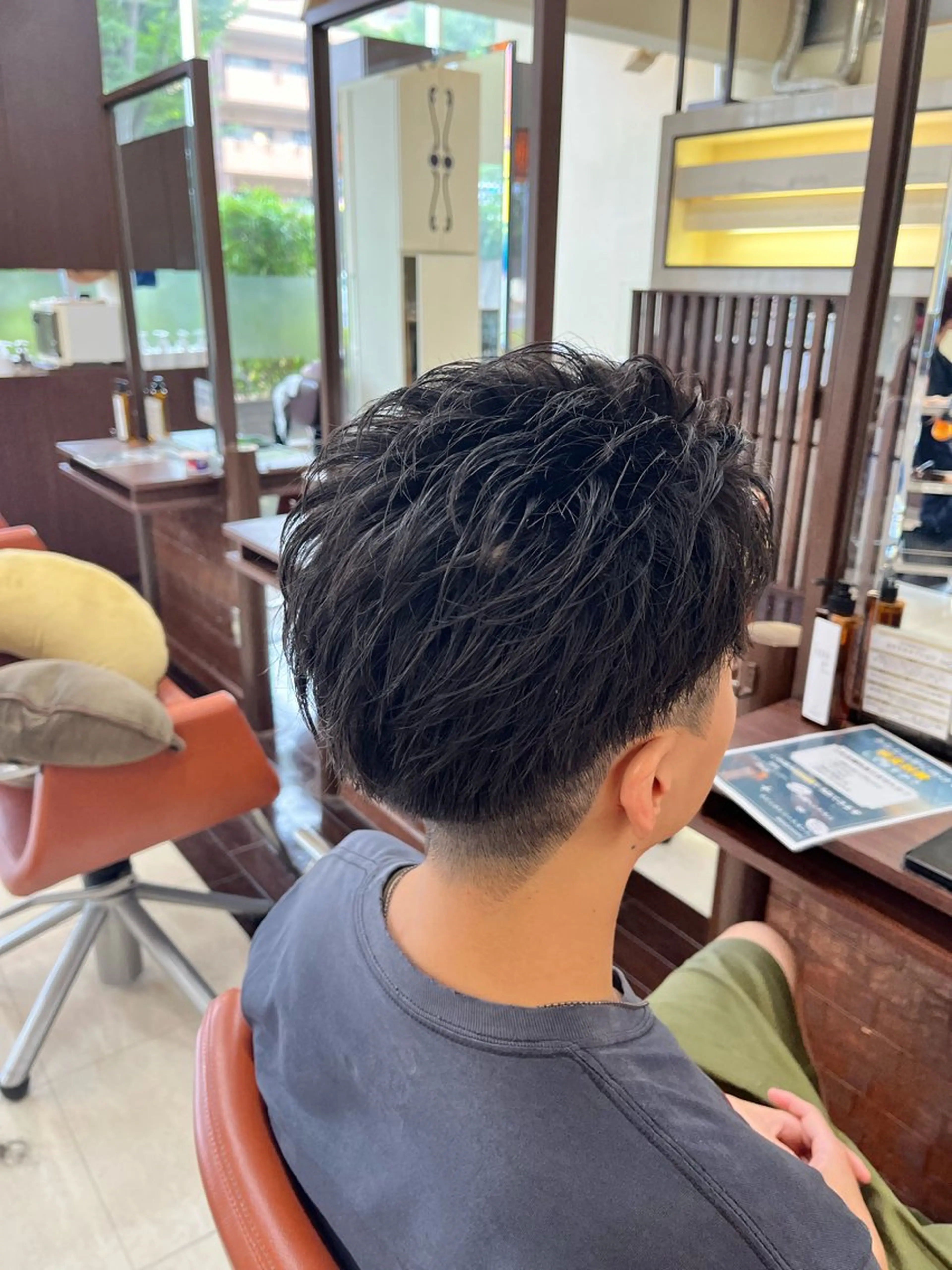 ショート メンズ オールバック 刈り上げ ショートヘア AROH  men's cut&men's perm 船橋店所属・🧊メンズ特化🧊 高木航希のヘアスタイル