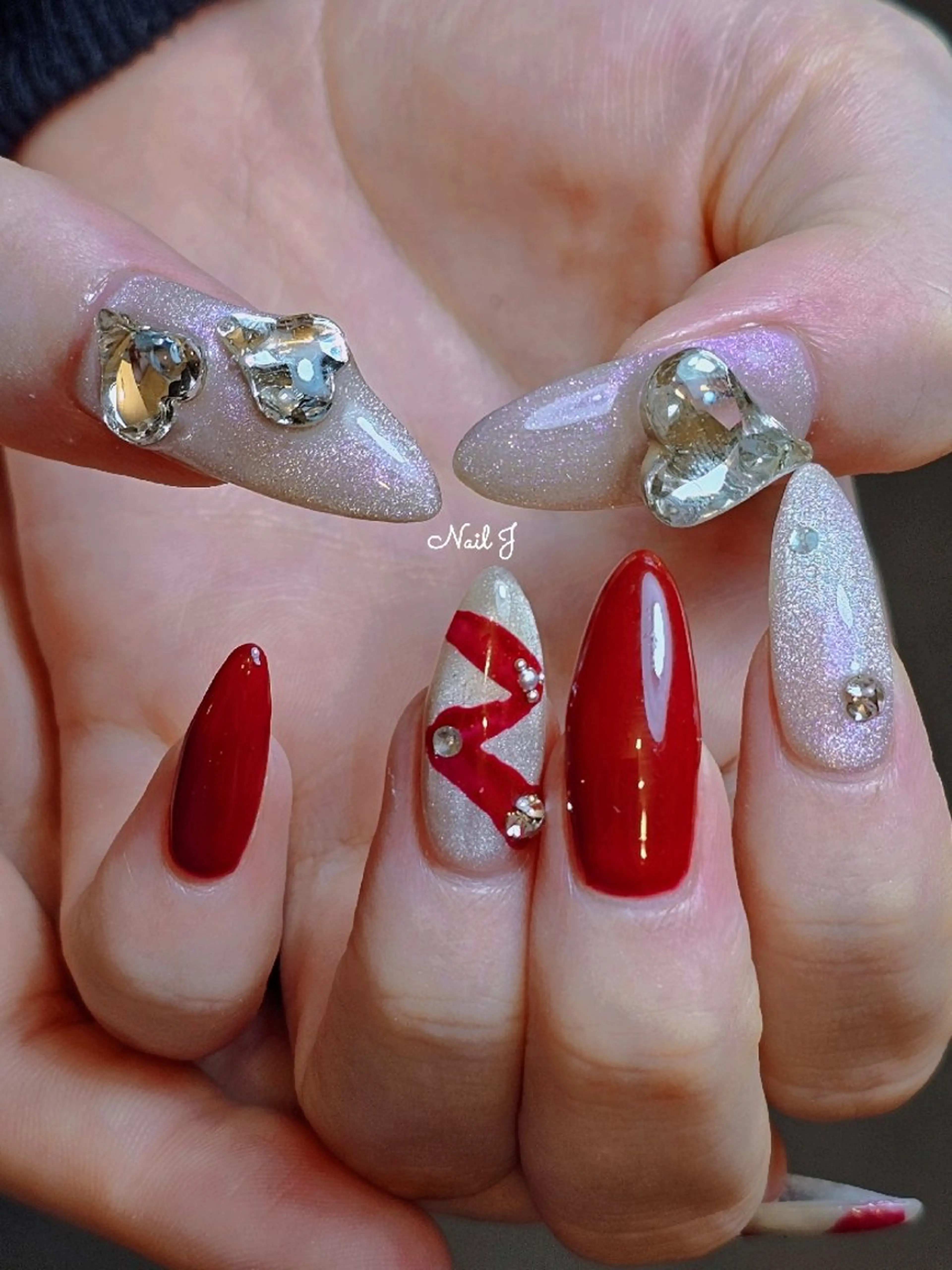 ネイル 韓国ネイル 春ネイル ハンドネイル Nail Jのネイルデザイン