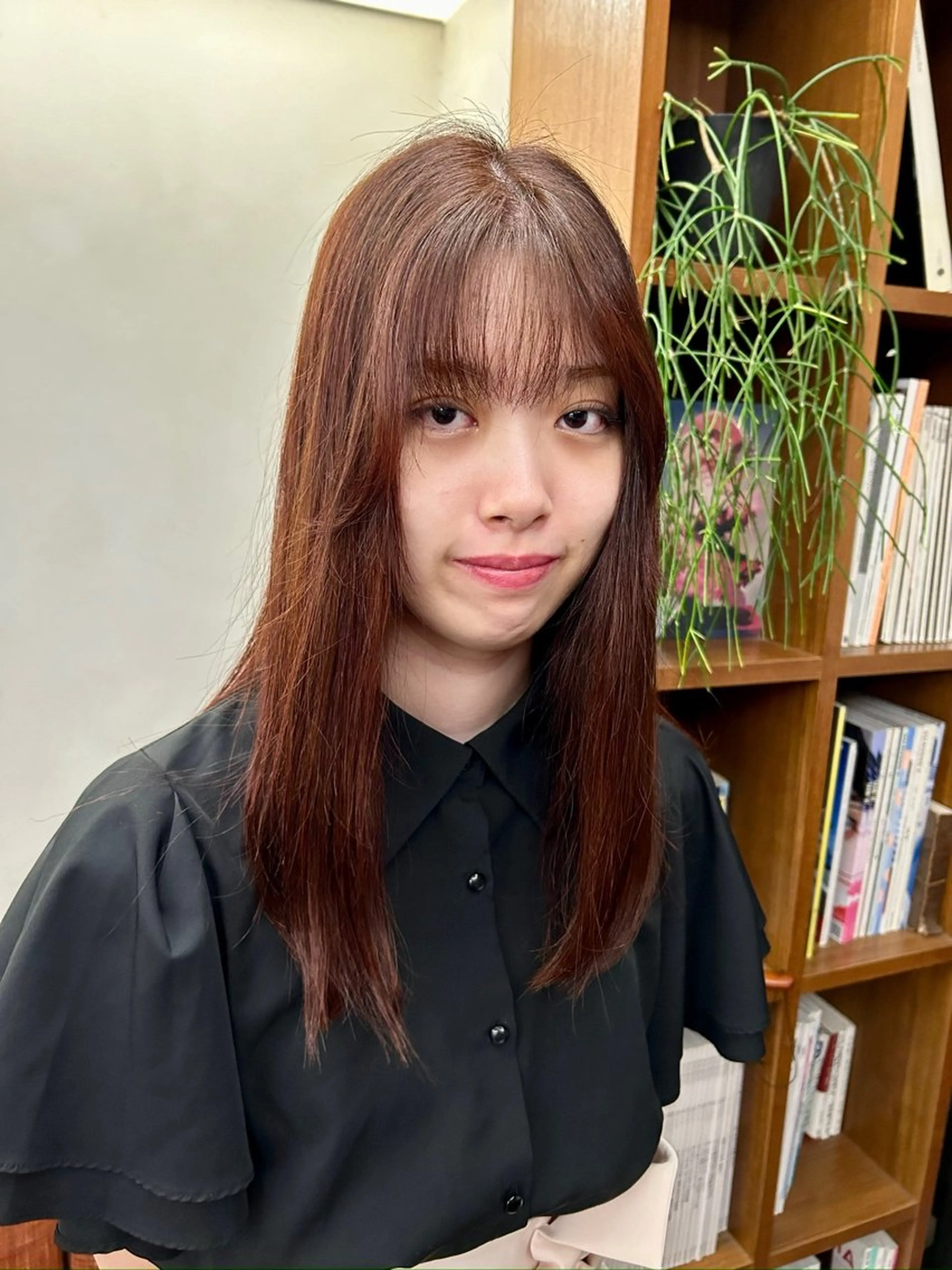 ロング カラー ヘアカラー トリートメント 💎透明感カラー💎 bAteAu あまねのヘアスタイル