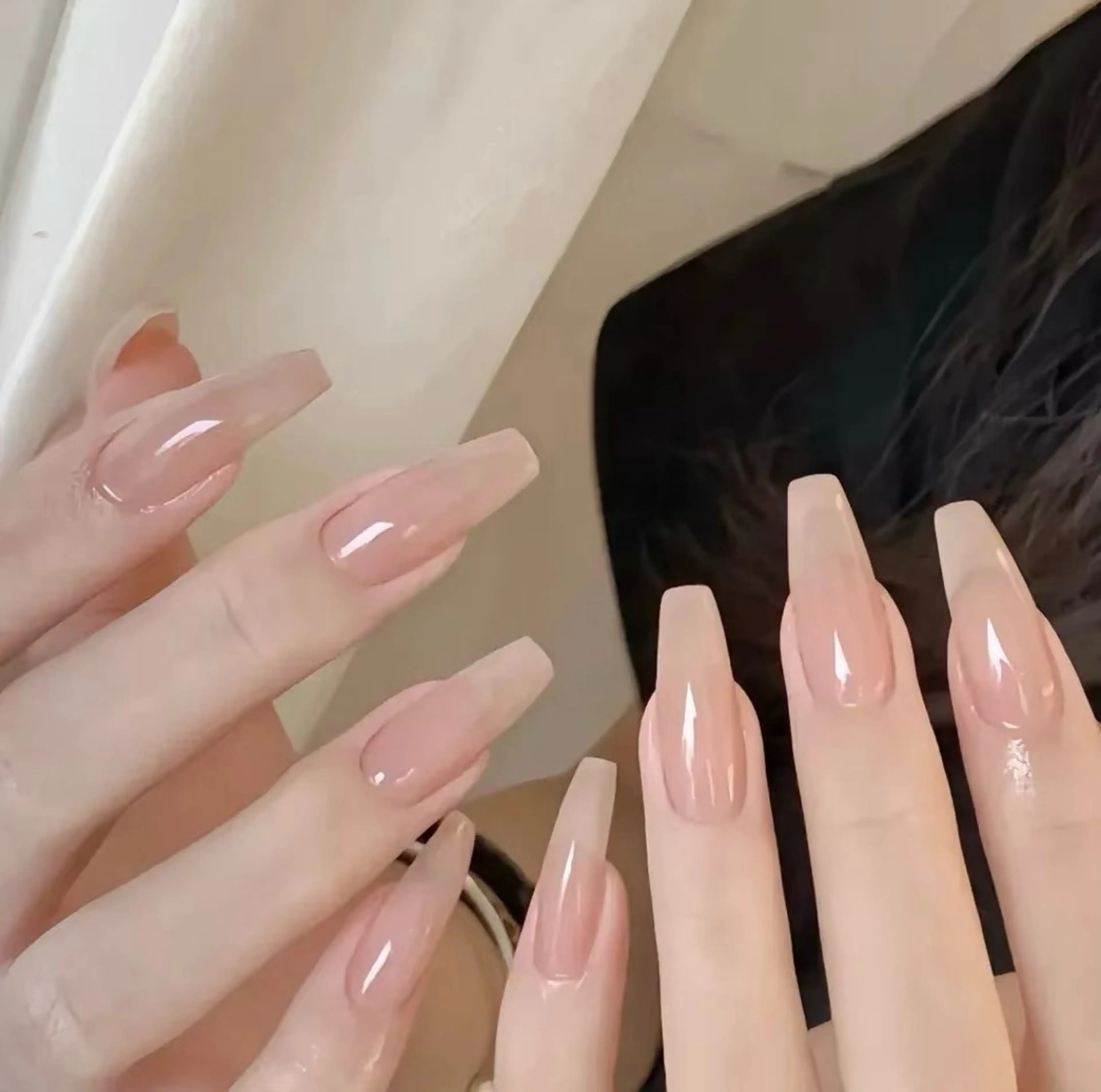 【HAND】チップ長さだし+ワンカラー¥9000→¥7000（グラデーションサービス◎）の写真