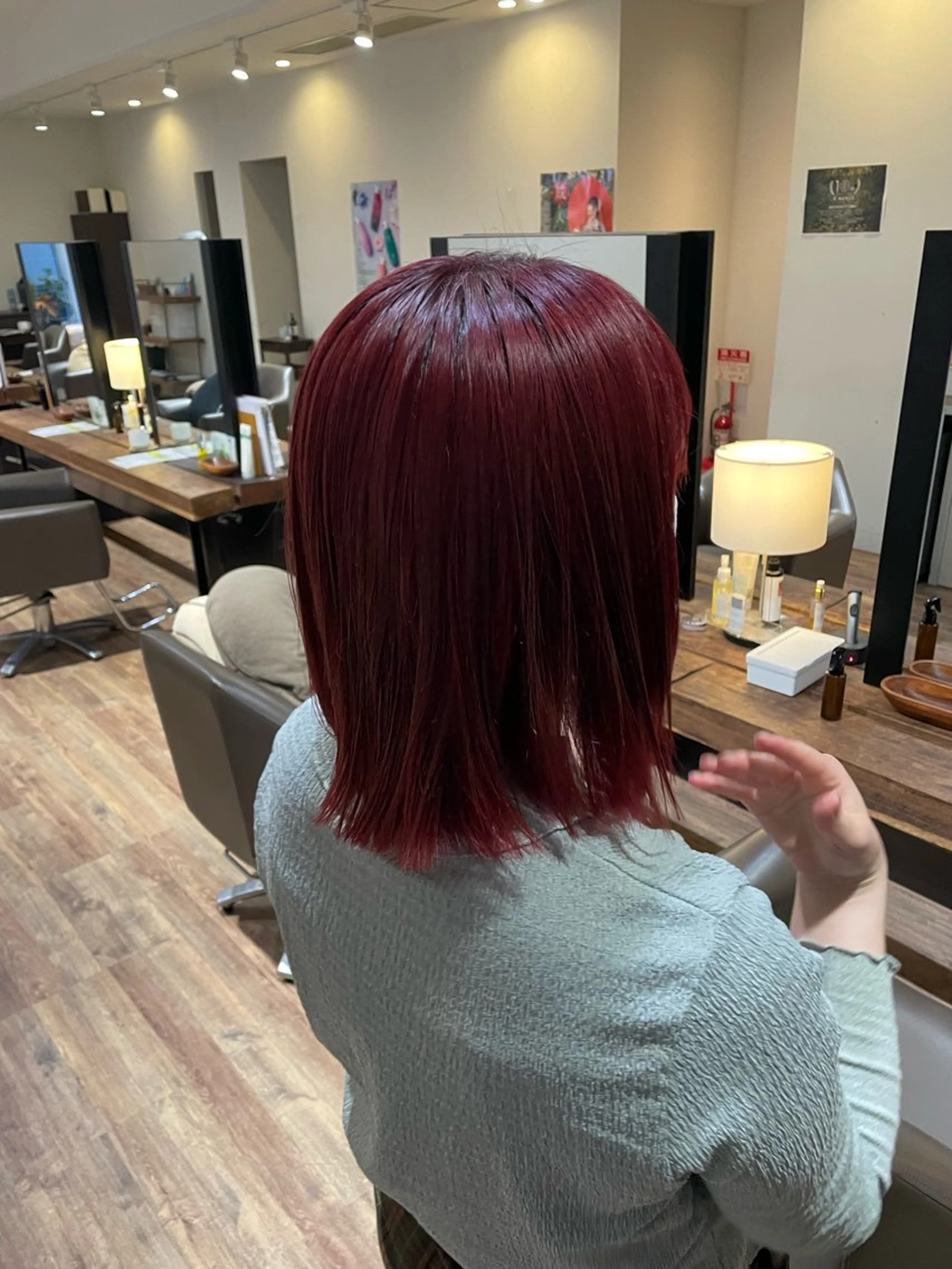 ミディアム カラー 橋村 碧人のヘアスタイル