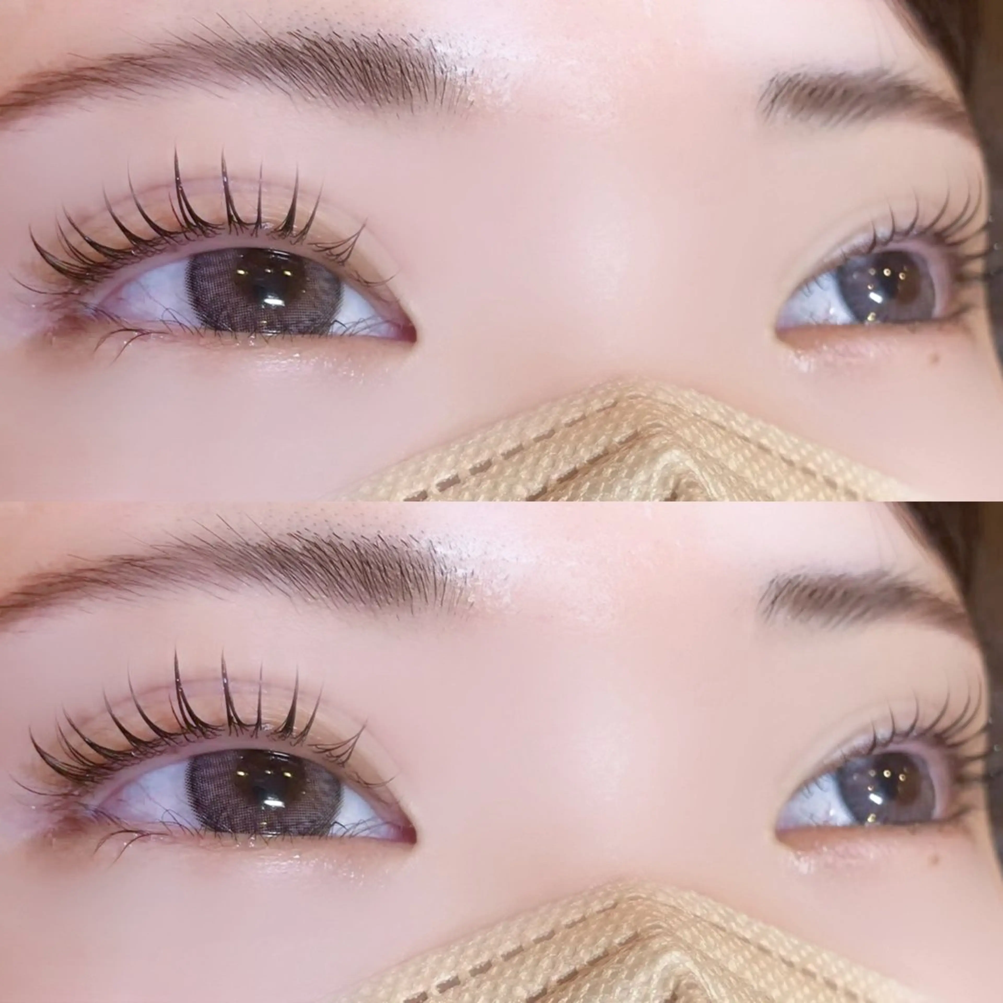 マツエク・マツパ 一重×まつ毛パーマ Eye ELSA lash🤍東のマツエク・マツパデザイン