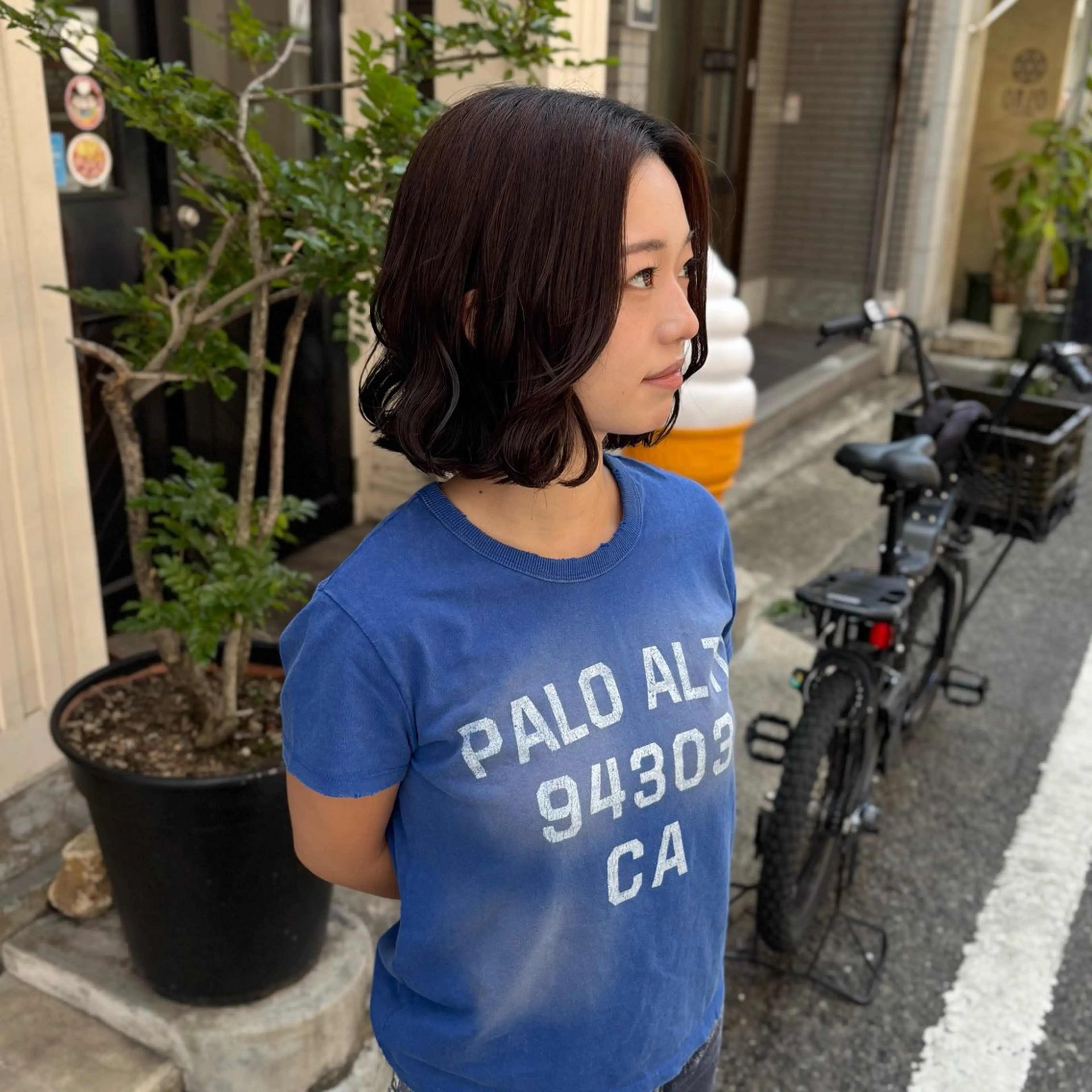 透明感カラー+サプリトリートメントの写真