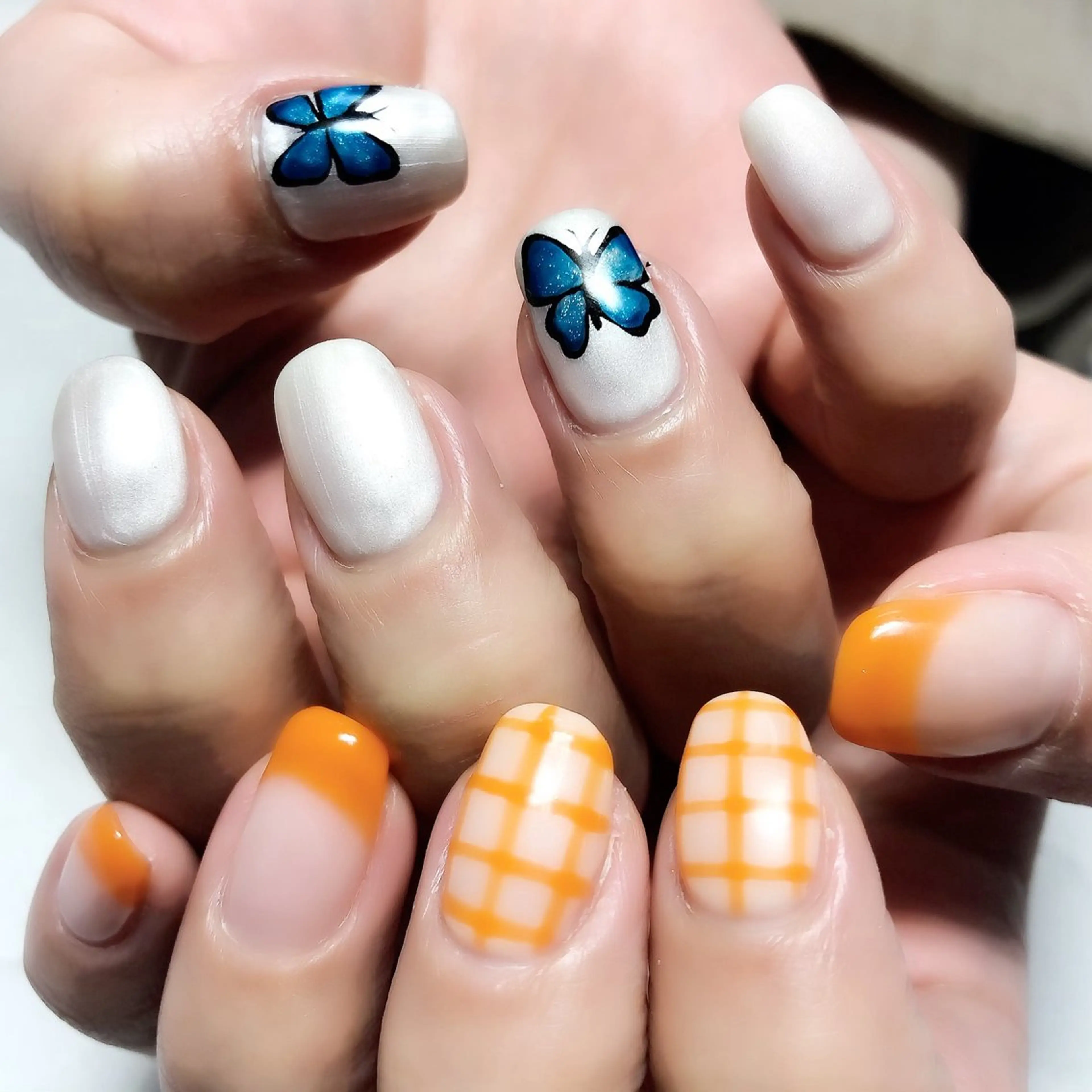 ミディアム B_Mila 水戸   萬城のネイルデザイン