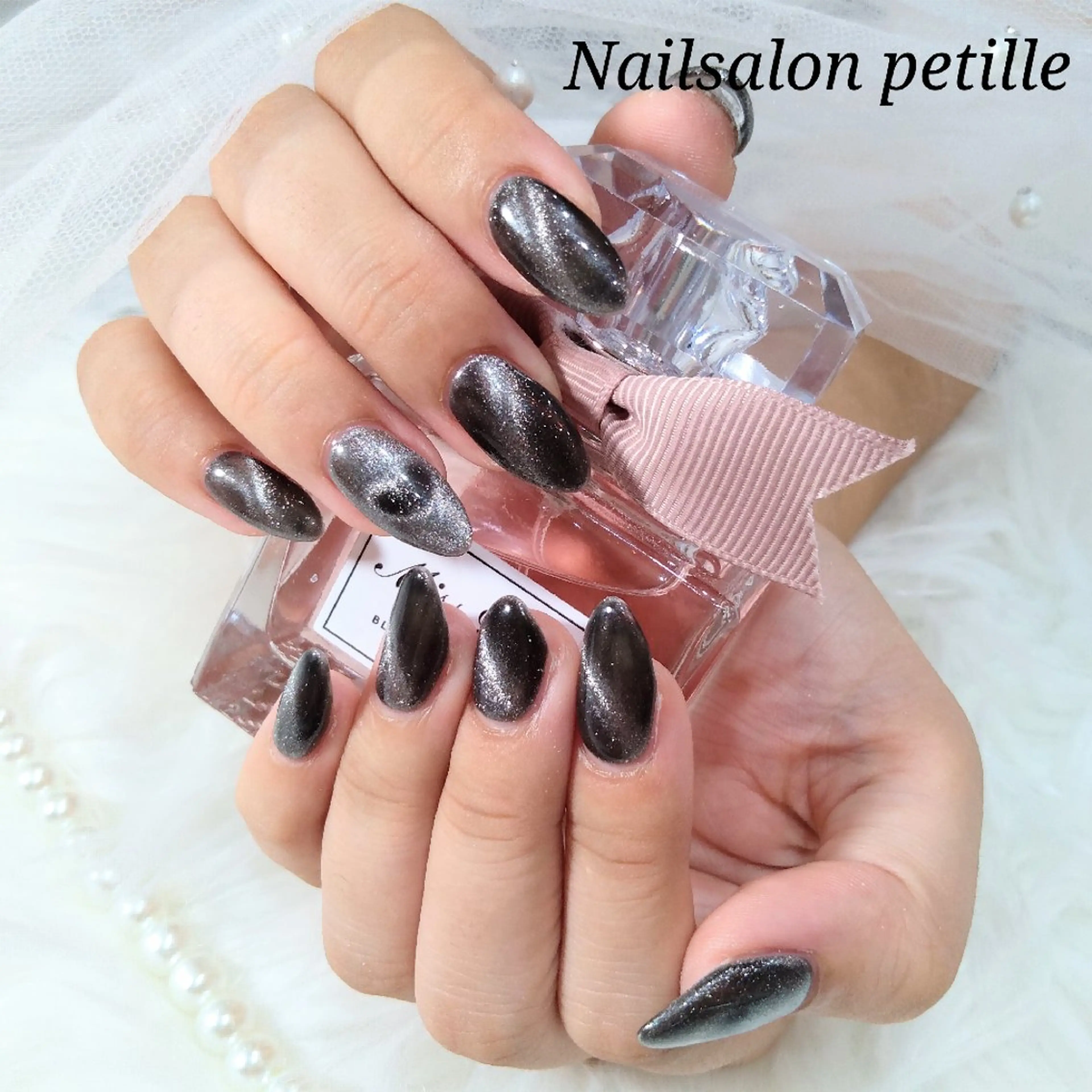 ネイル ハート マグネットネイル たかなし かなのネイルデザイン