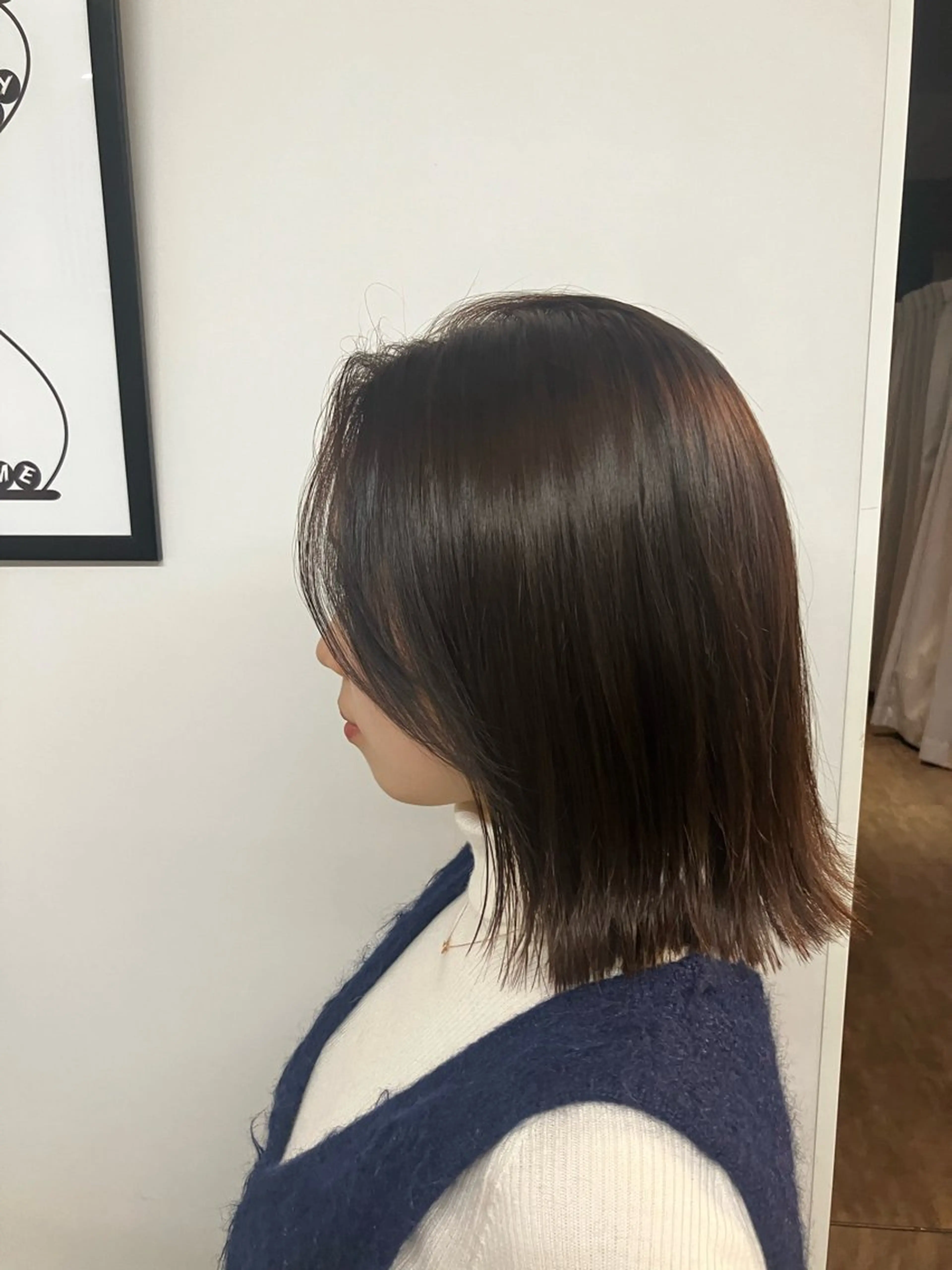 ミディアム ボブ 似合わせカット 堀川 なつみのヘアスタイル