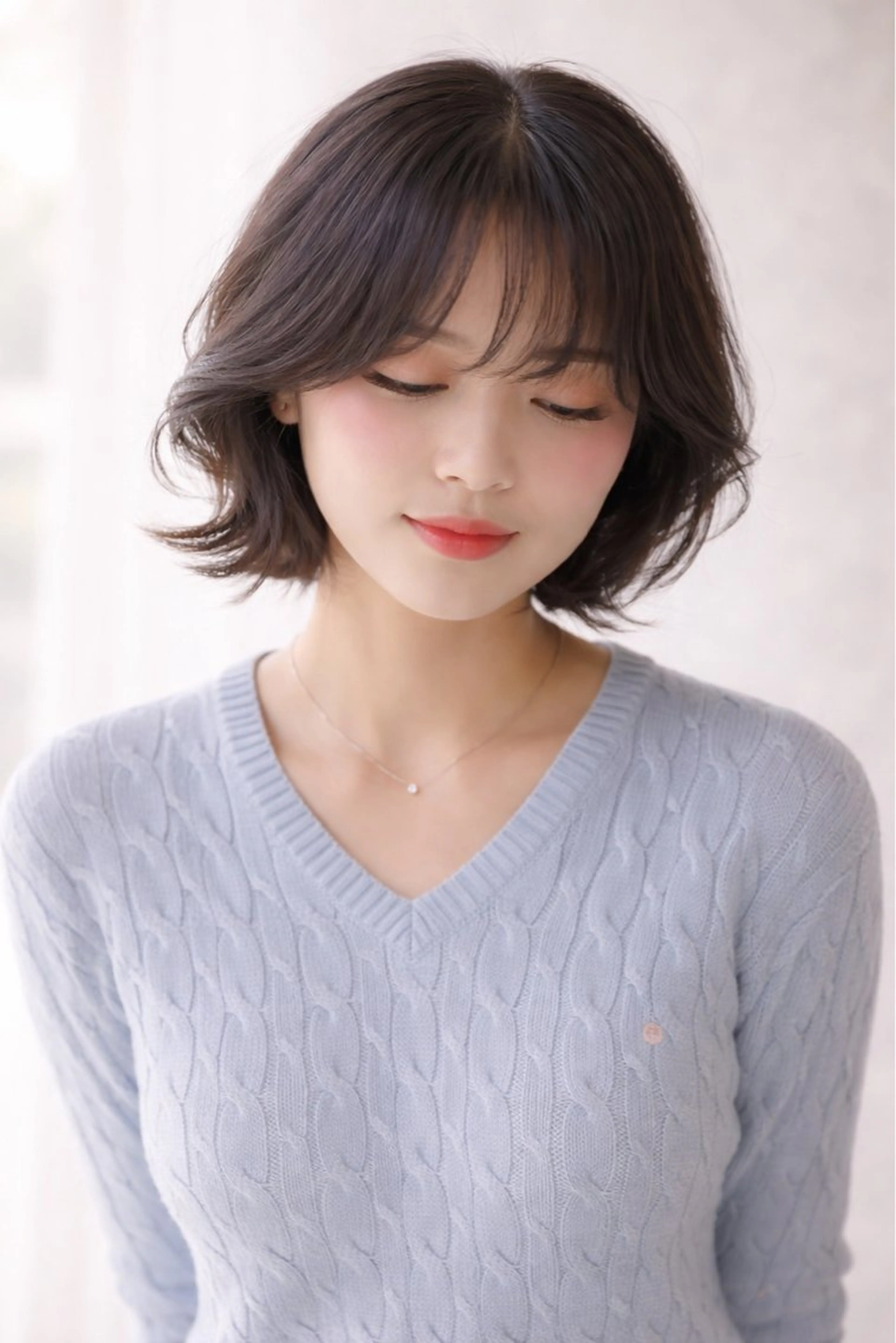 ショート カラー ヘアアレンジ 縮毛矯正 トリートメント JUNO韓国ヘア MIAN.⋆𝜗𝜚のヘアスタイル