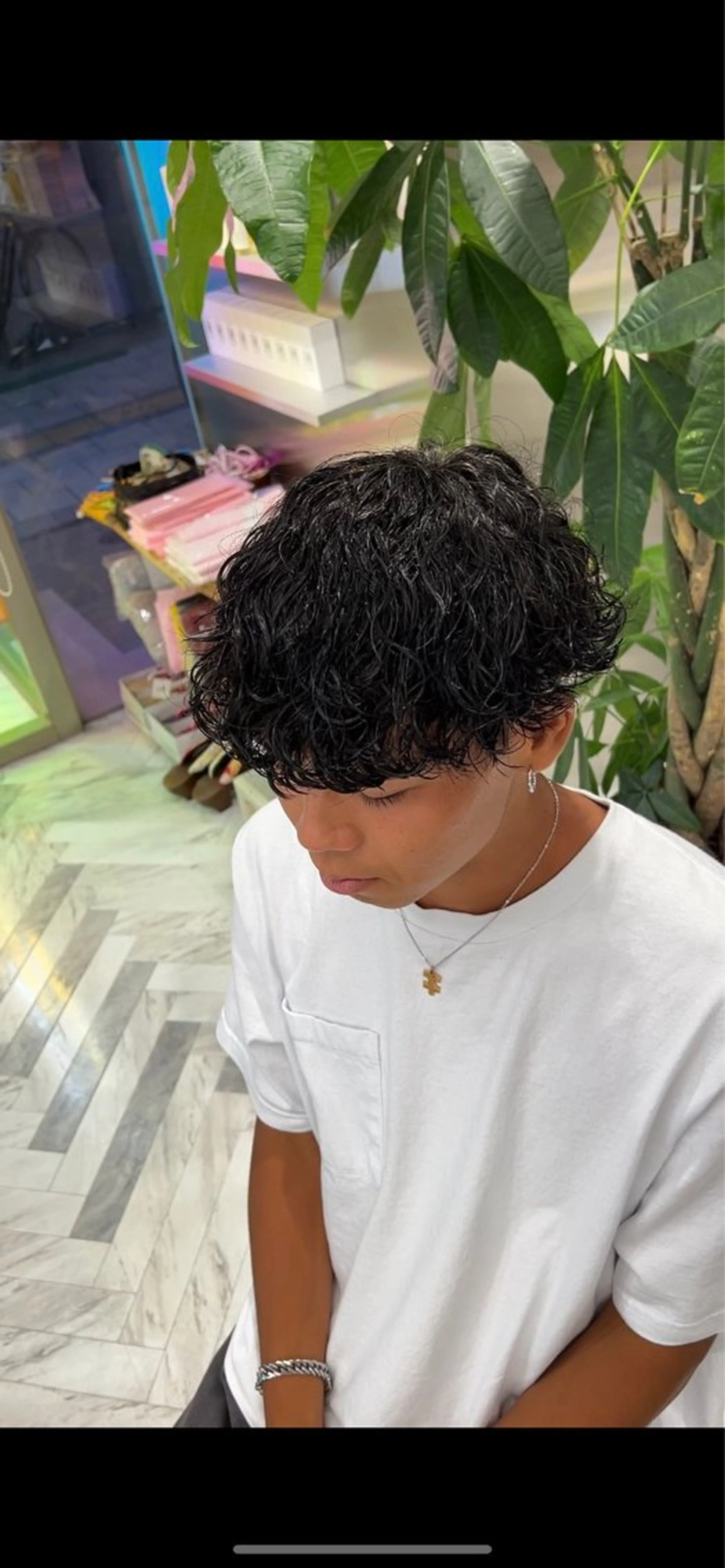 パーマ メンズ シャドウパーマ/ ルーズパーマ/メンズのヘアスタイル