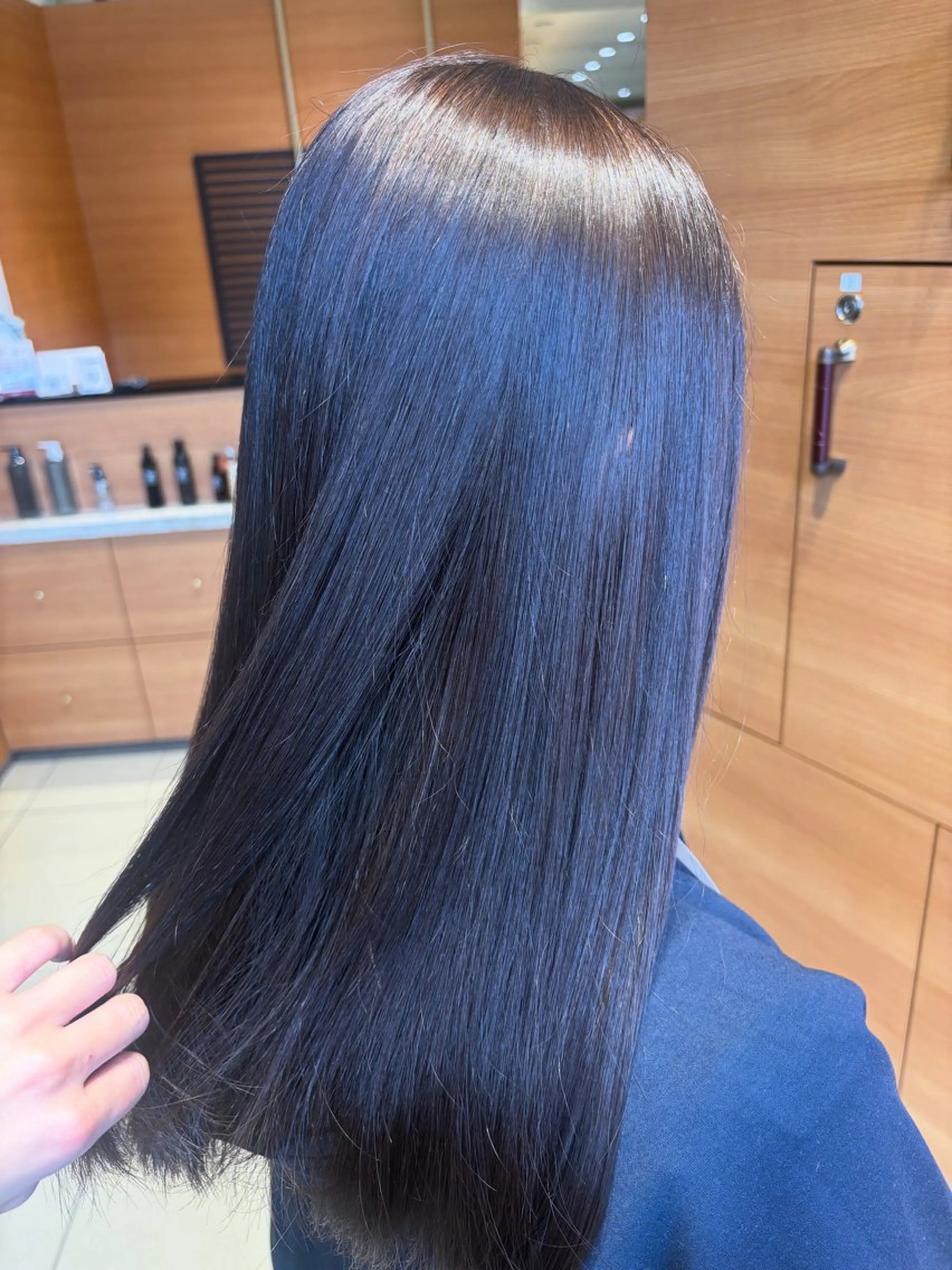 カラー グレージュ ラベンダーカラー ラベンダーグレージュ ラベンダーグレー カット ヘアカラー いお/暖色カラー /髪質改善のヘアスタイル