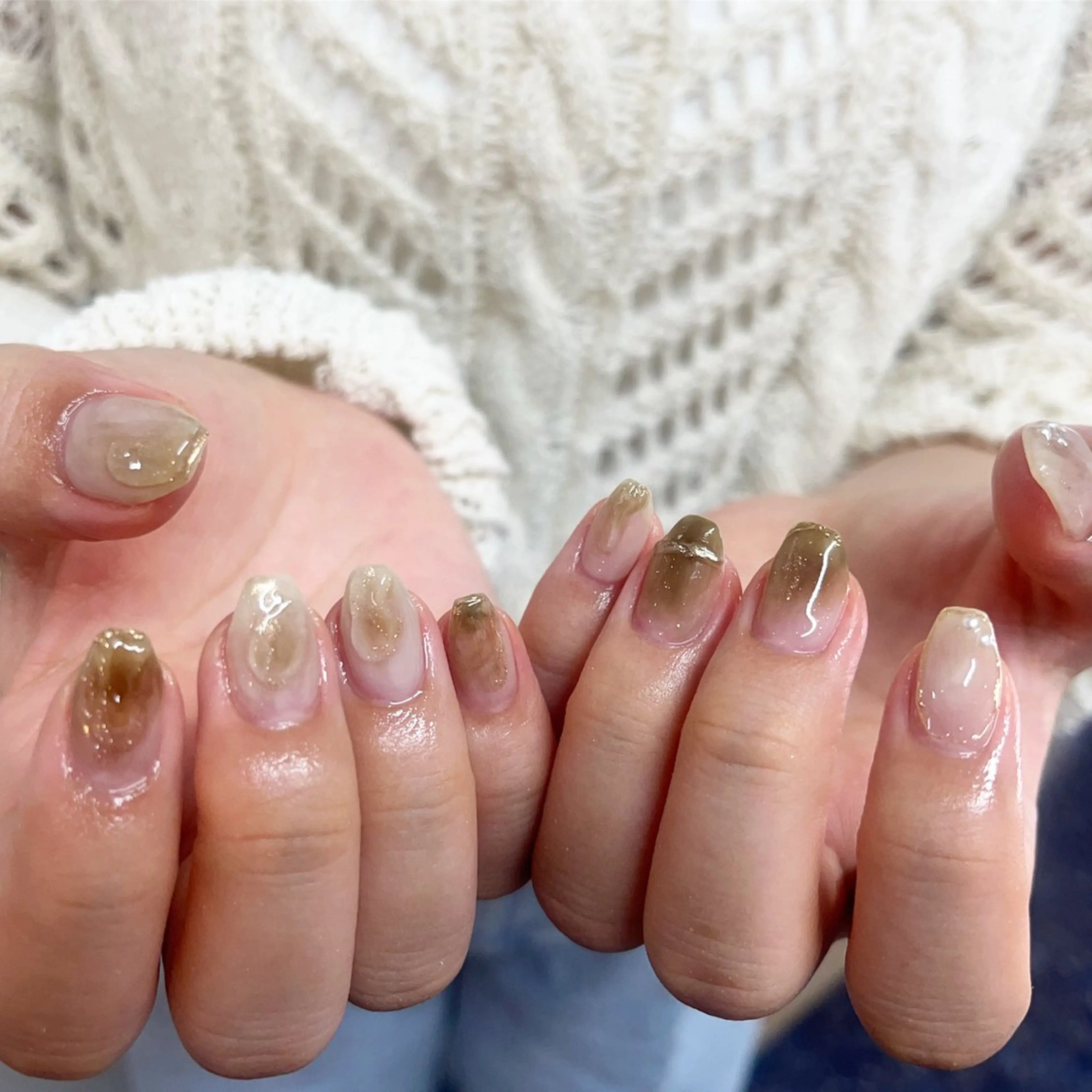 ネイル ニュアンスネイル nail* runa🌻のネイルデザイン
