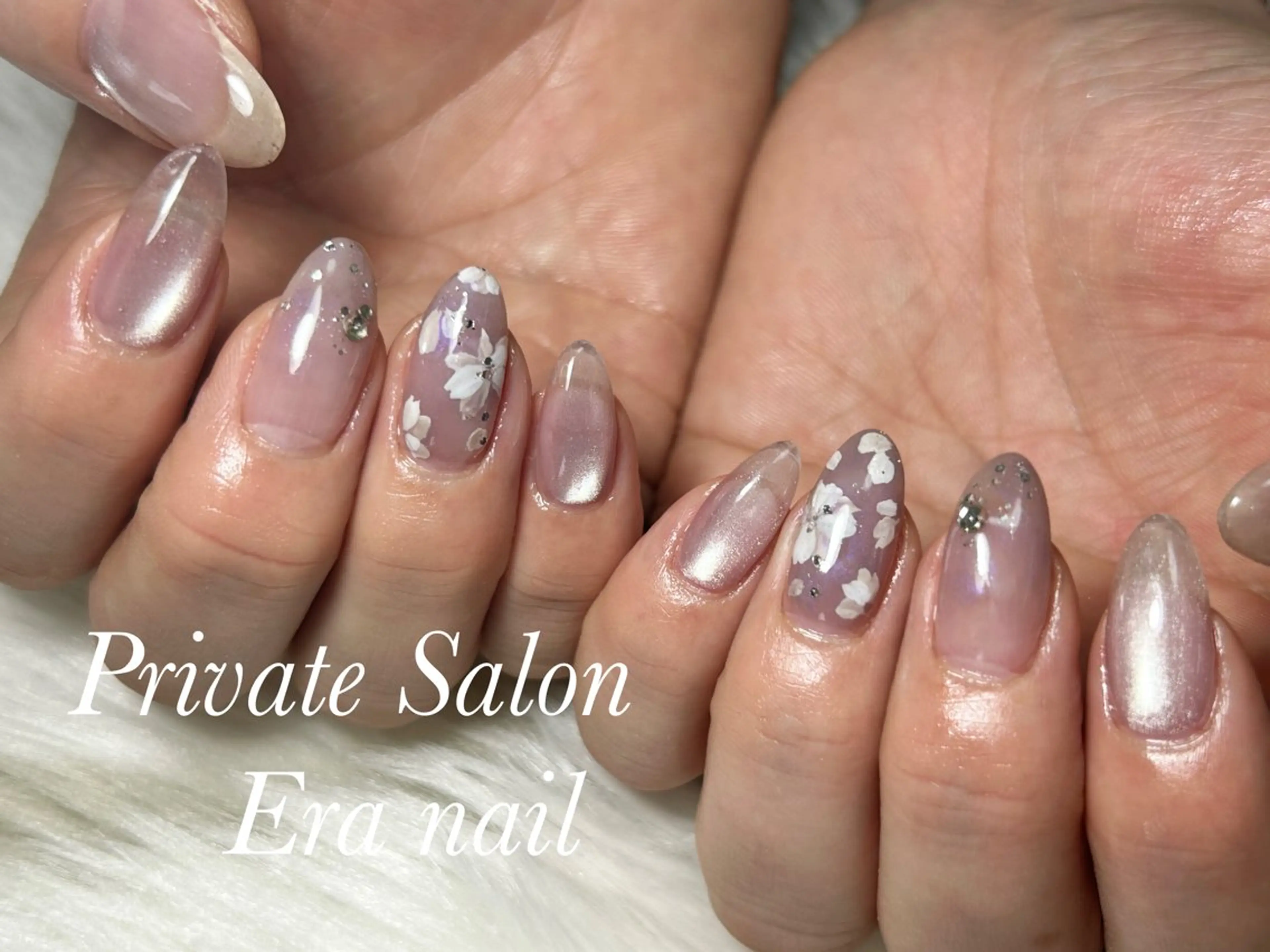 ネイル フラワーネイル ハンドネイル Era nailのネイルデザイン