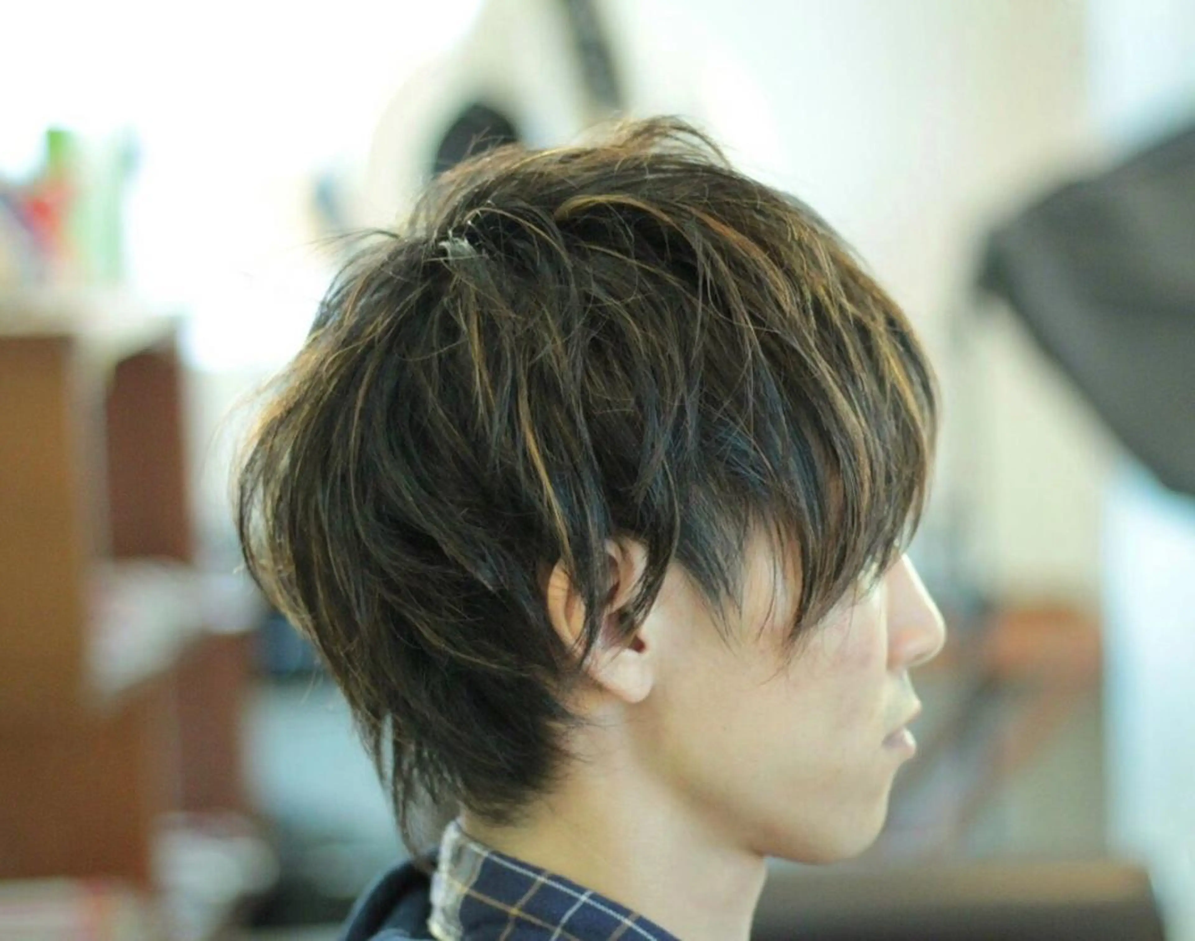 ショート カラー メンズ ハットリ /北習志野のヘアスタイル