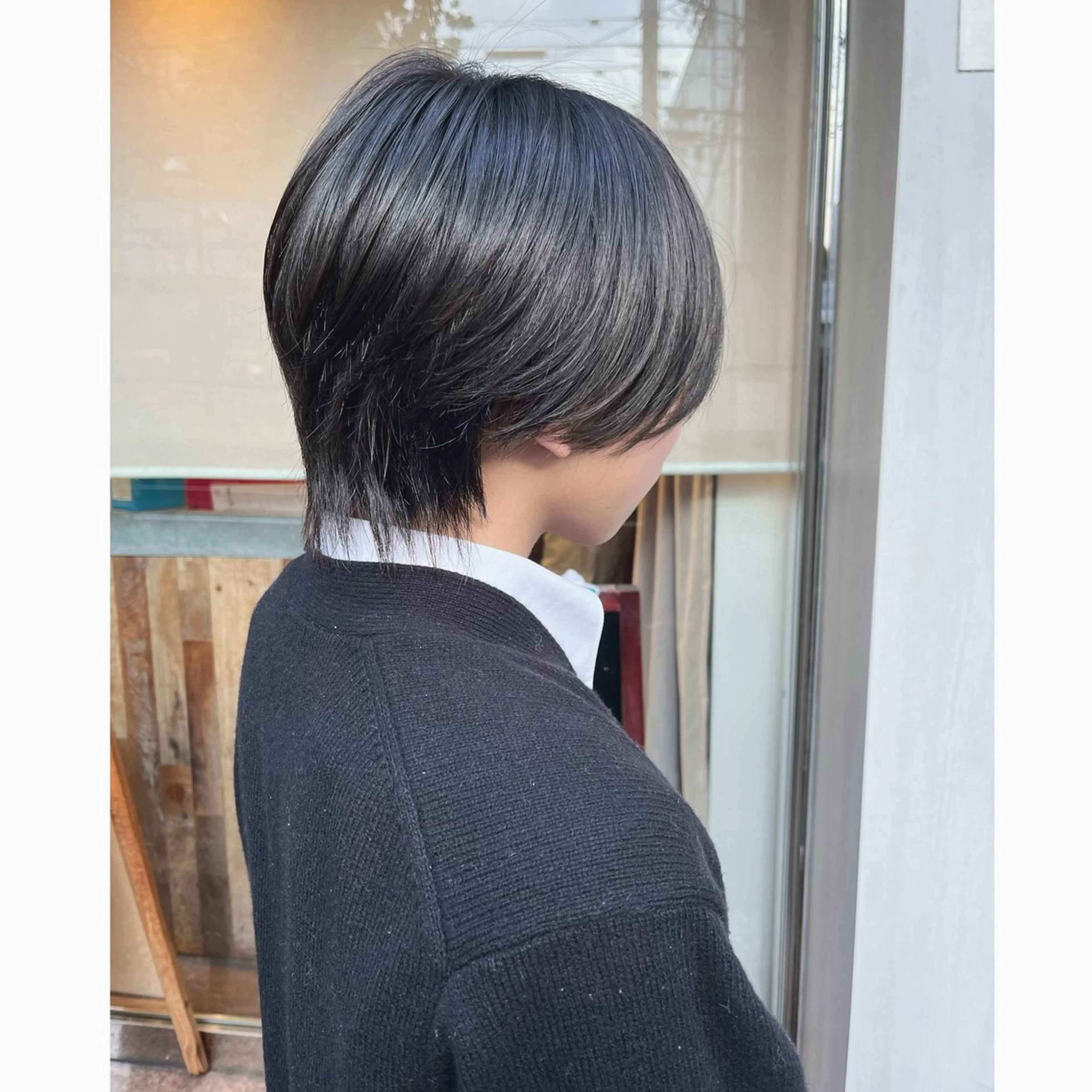 ショート メンズ レイヤーカット🌈 透明感カラー🌷ユリのヘアスタイル