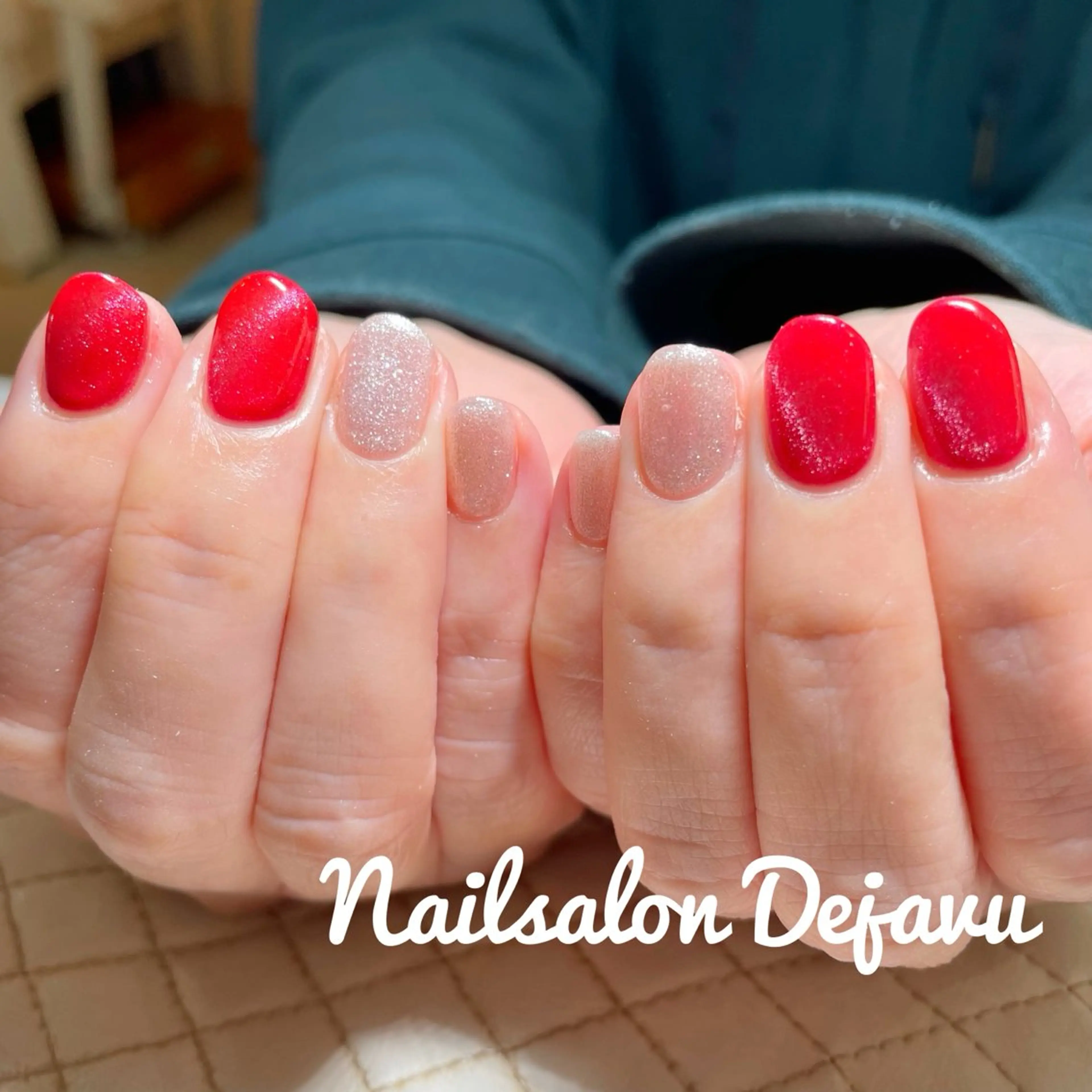 ネイル ラメ(グリッター) マグネットネイル ハンドネイル Dejavu所属・Nail salon Dejavu 🌿のネイルデザイン