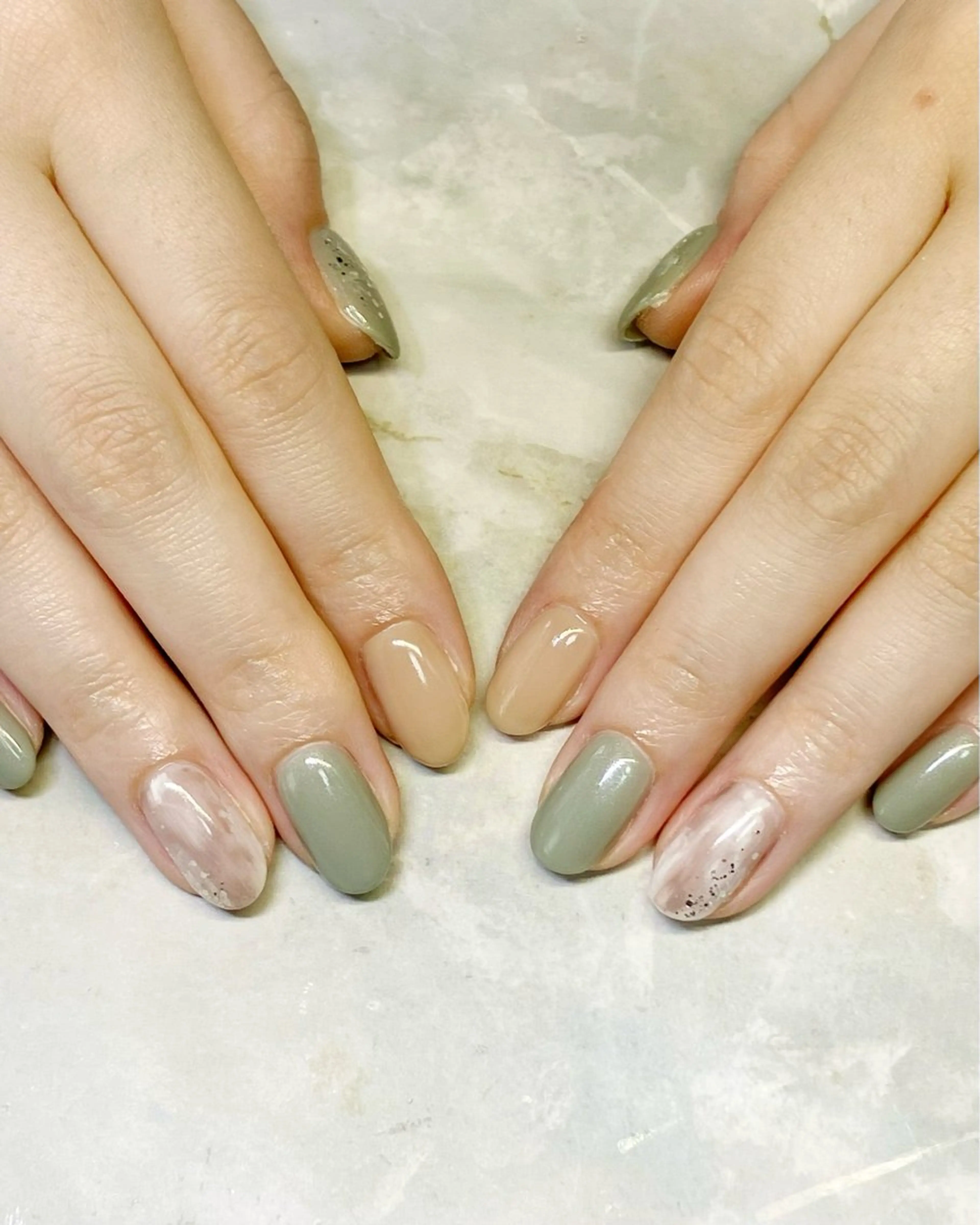 ネイル アートネイル ニュアンスネイル ハンドネイル rii 　nail所属・rii  nail rikoのネイルデザイン