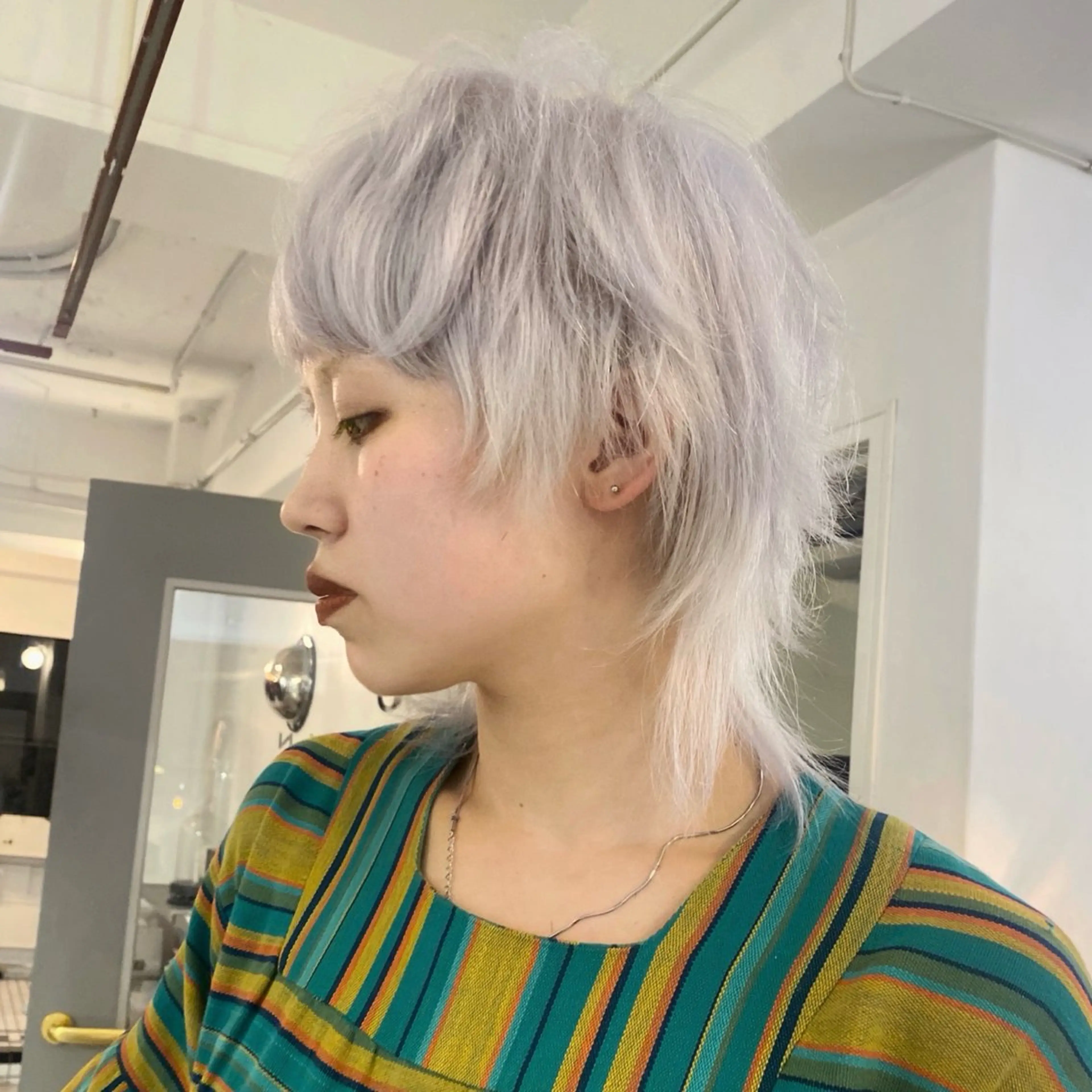 セミロング ヘアカラー トリートメント hair salon 束sok所属・ナホ/ハイトーン/ ブリーチ/ヘッドスパのヘアスタイル