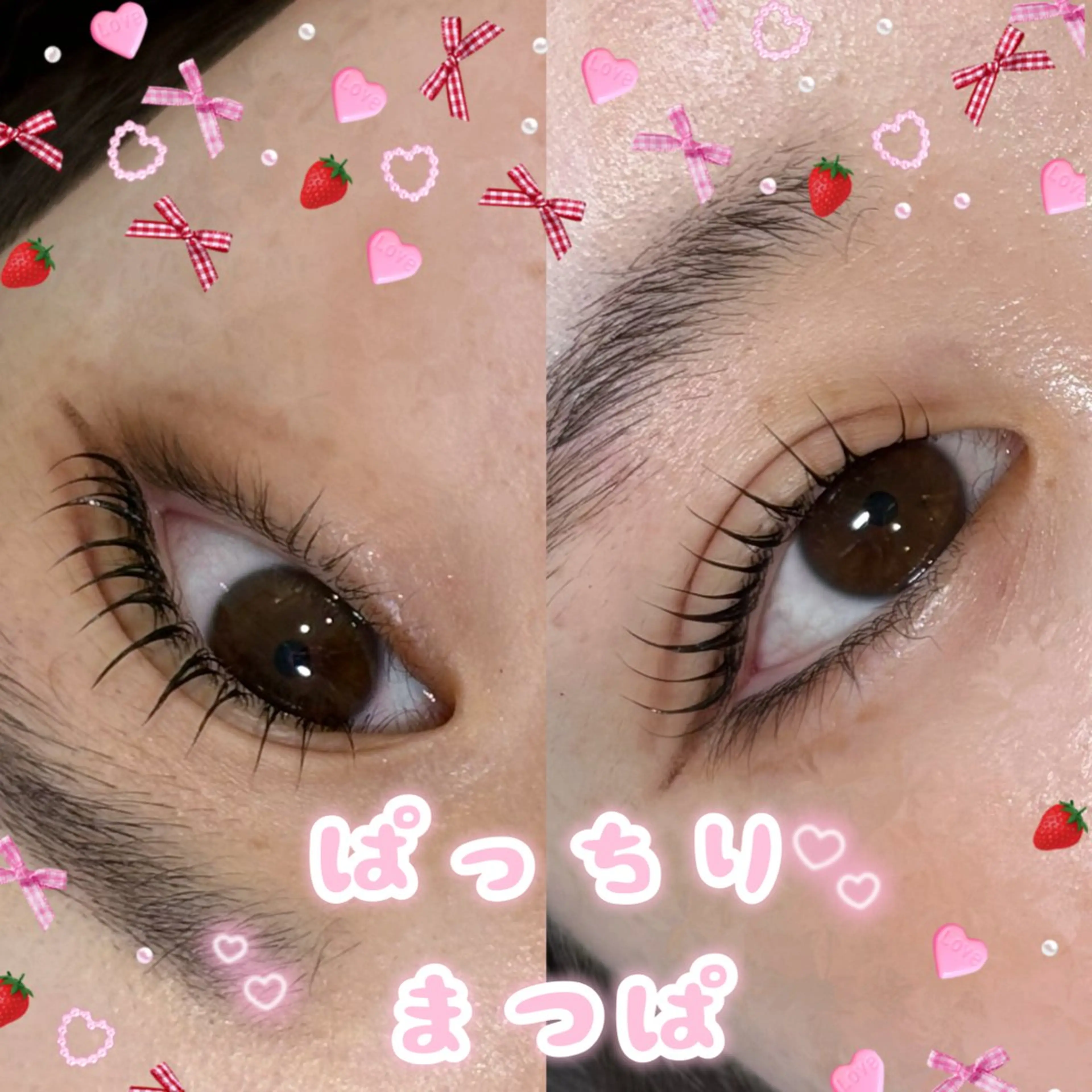 マツエク・マツパ m.wish Yuna🍒のマツエク・マツパデザイン