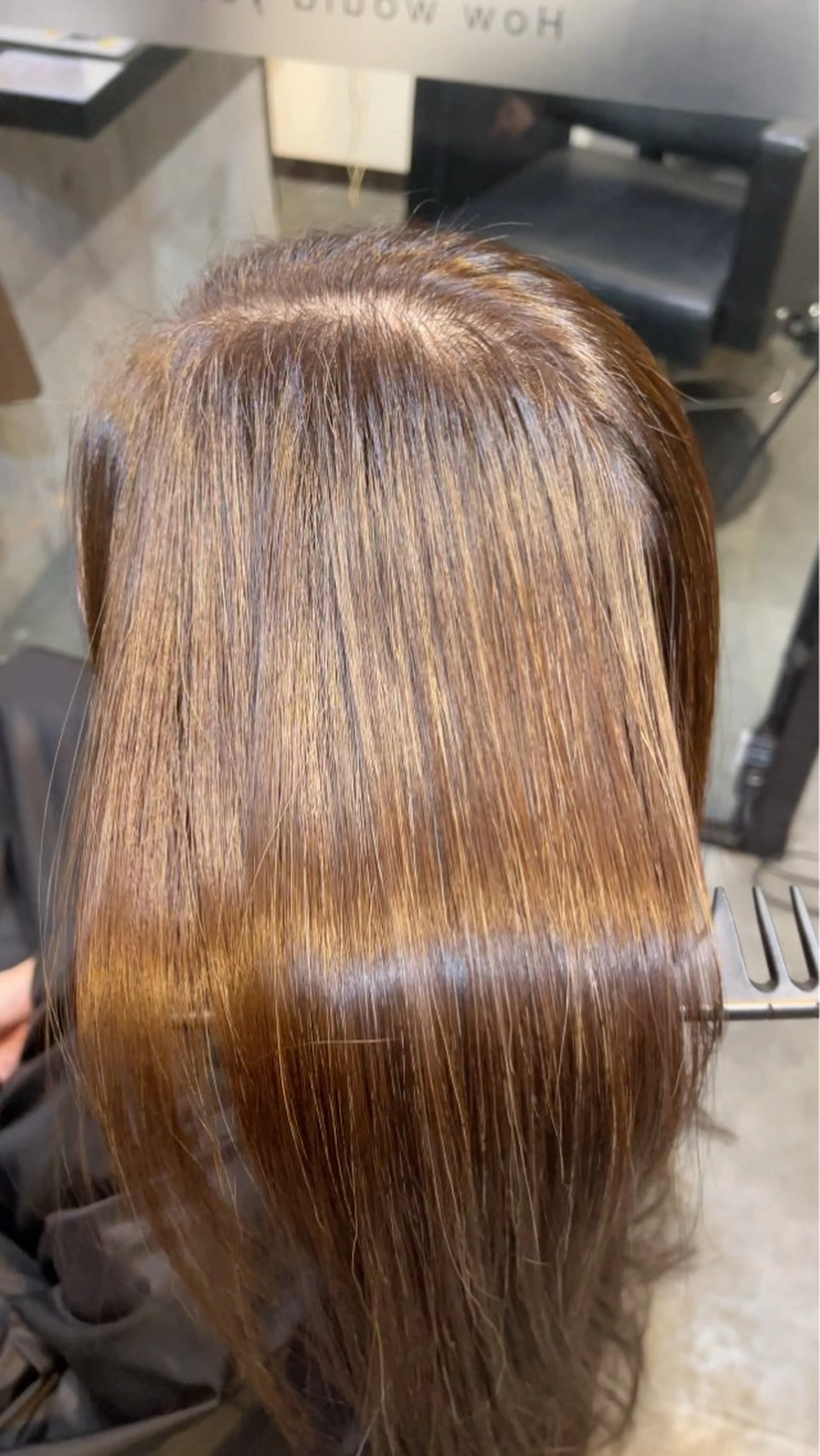 ロング カラー ハイライトカラー ハイライト 髪質改善 髪質改善縮毛矯正 💍谷口克也のヘアスタイル