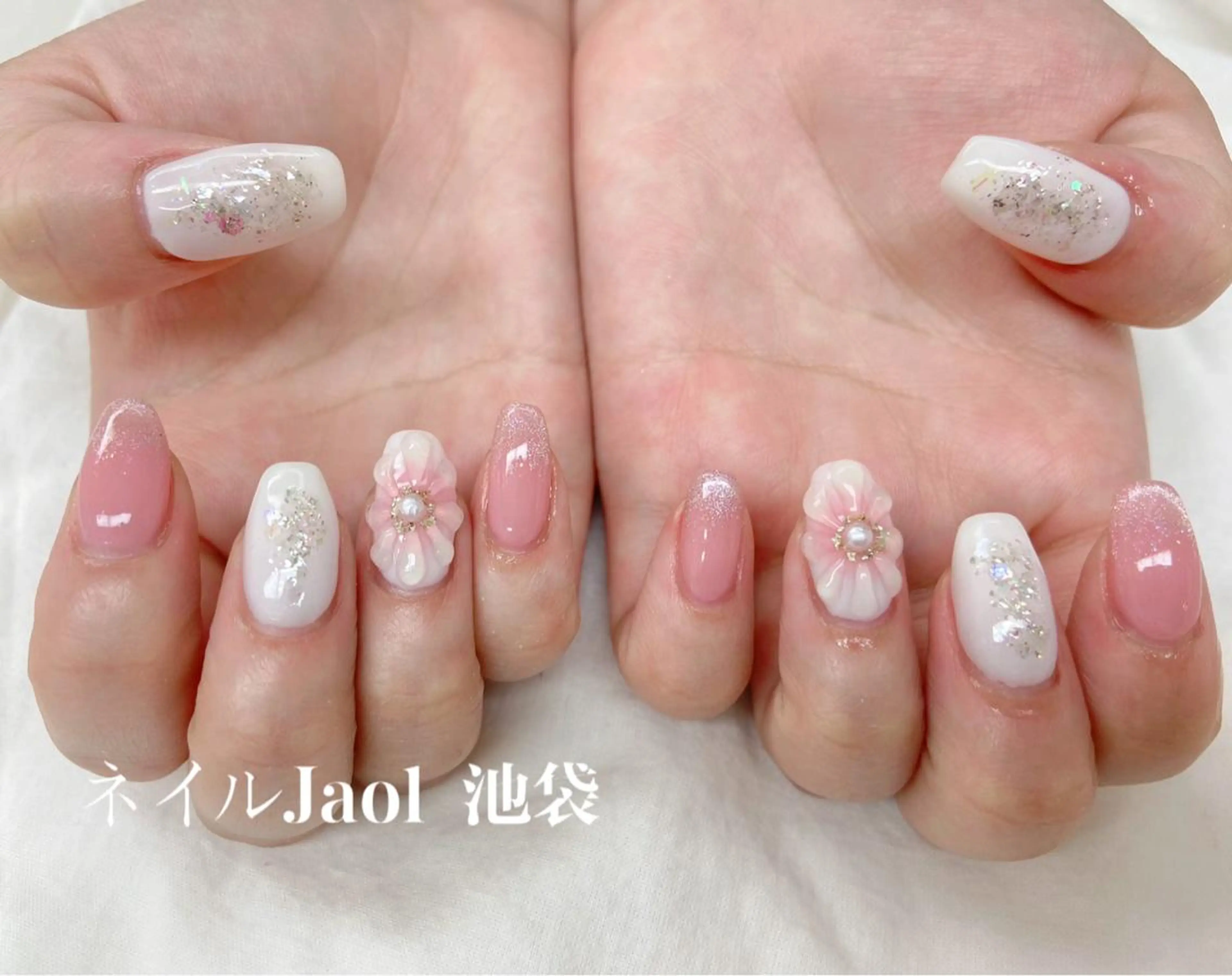ミディアム ハンドネイル nail jaol池袋店所属・ネイルJaol 池袋のネイルデザイン