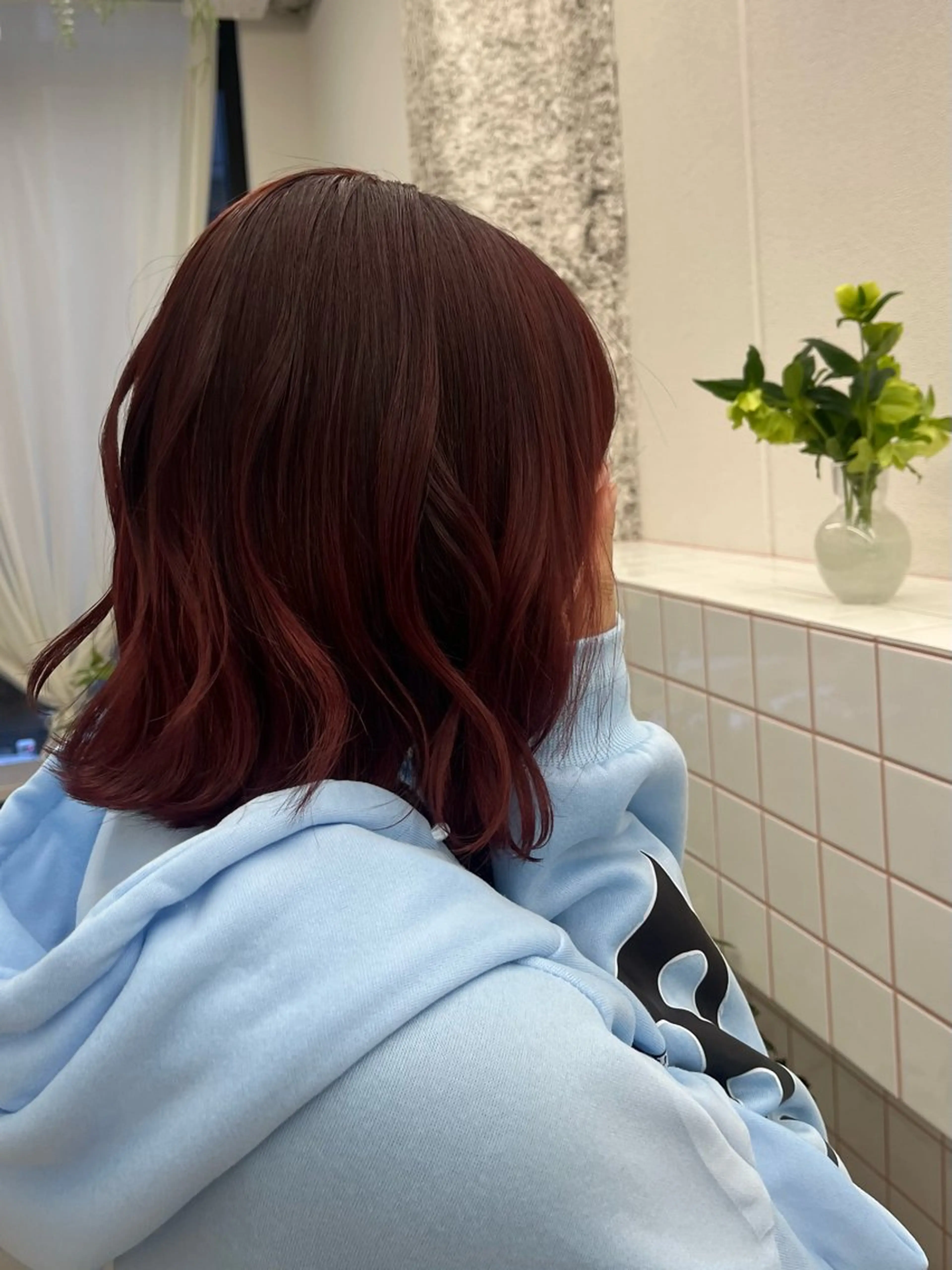 ショート カラー ヘアカラー トリートメント 🌼花屋併設🌼 木下奈々望のヘアスタイル