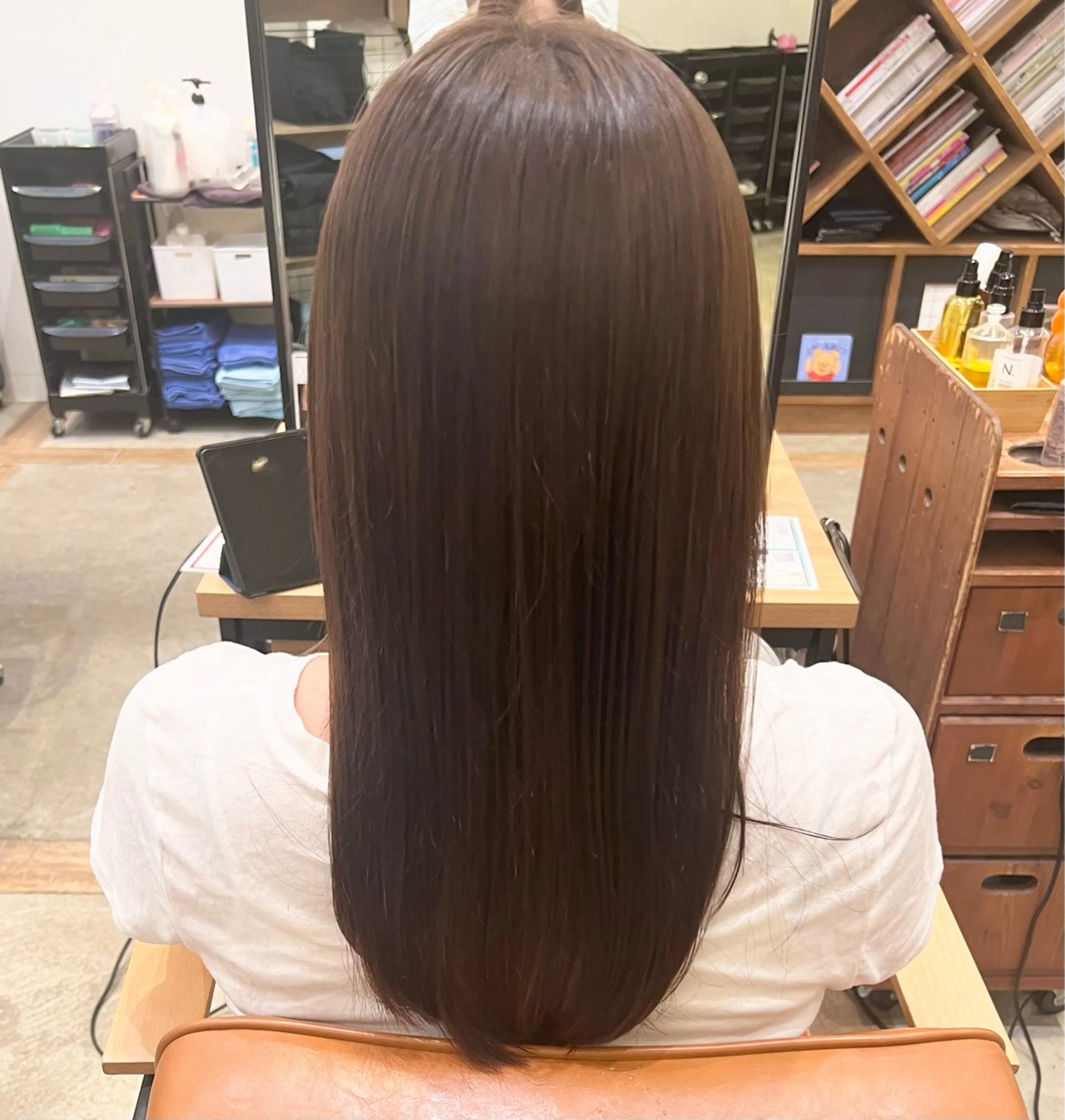 セミロング 縮毛矯正 /横山陸人のヘアスタイル