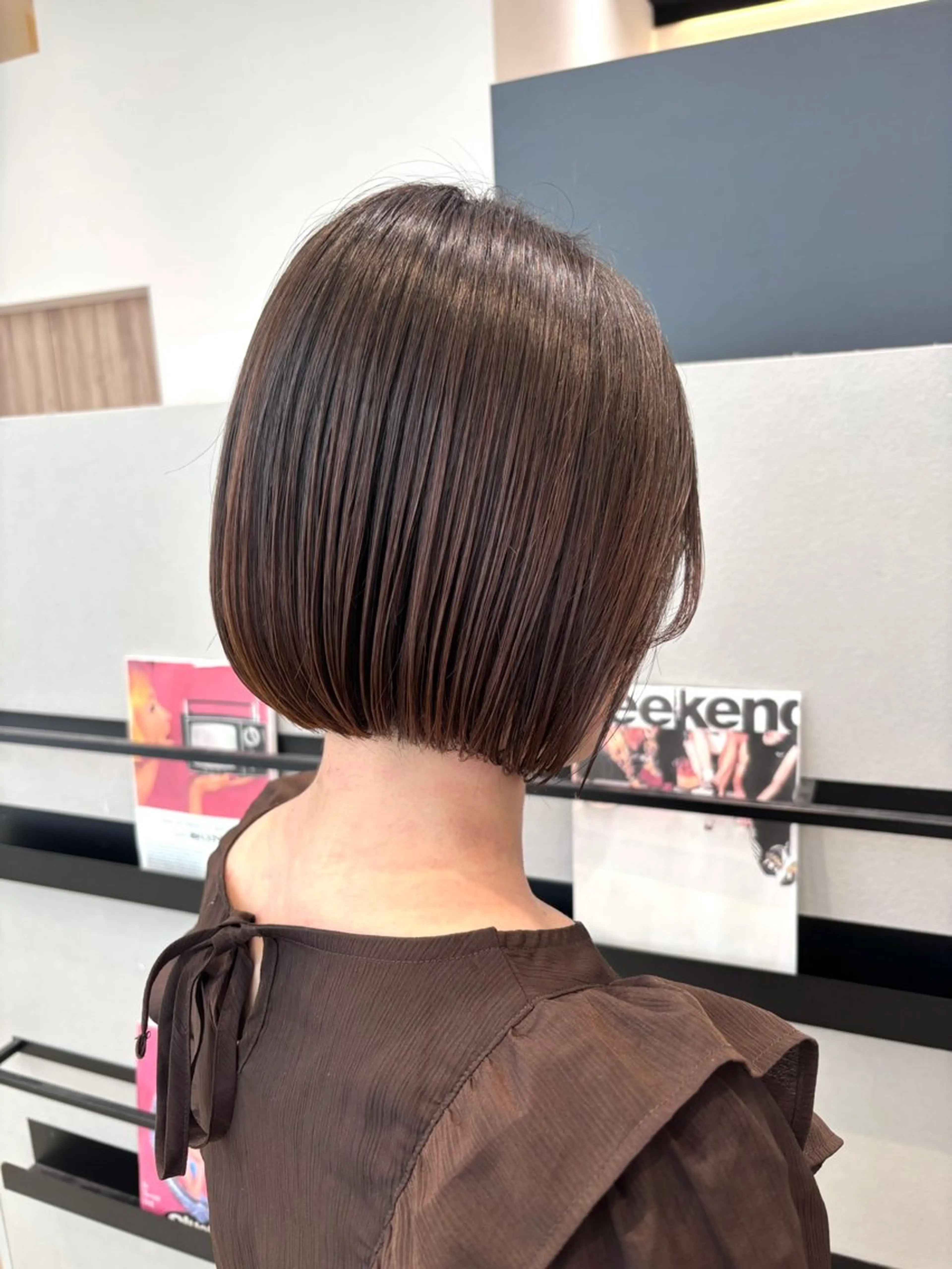 ショート カラー ボブ カット ヘアカラー 透明感カラー/ レイヤーkotonoのヘアスタイル