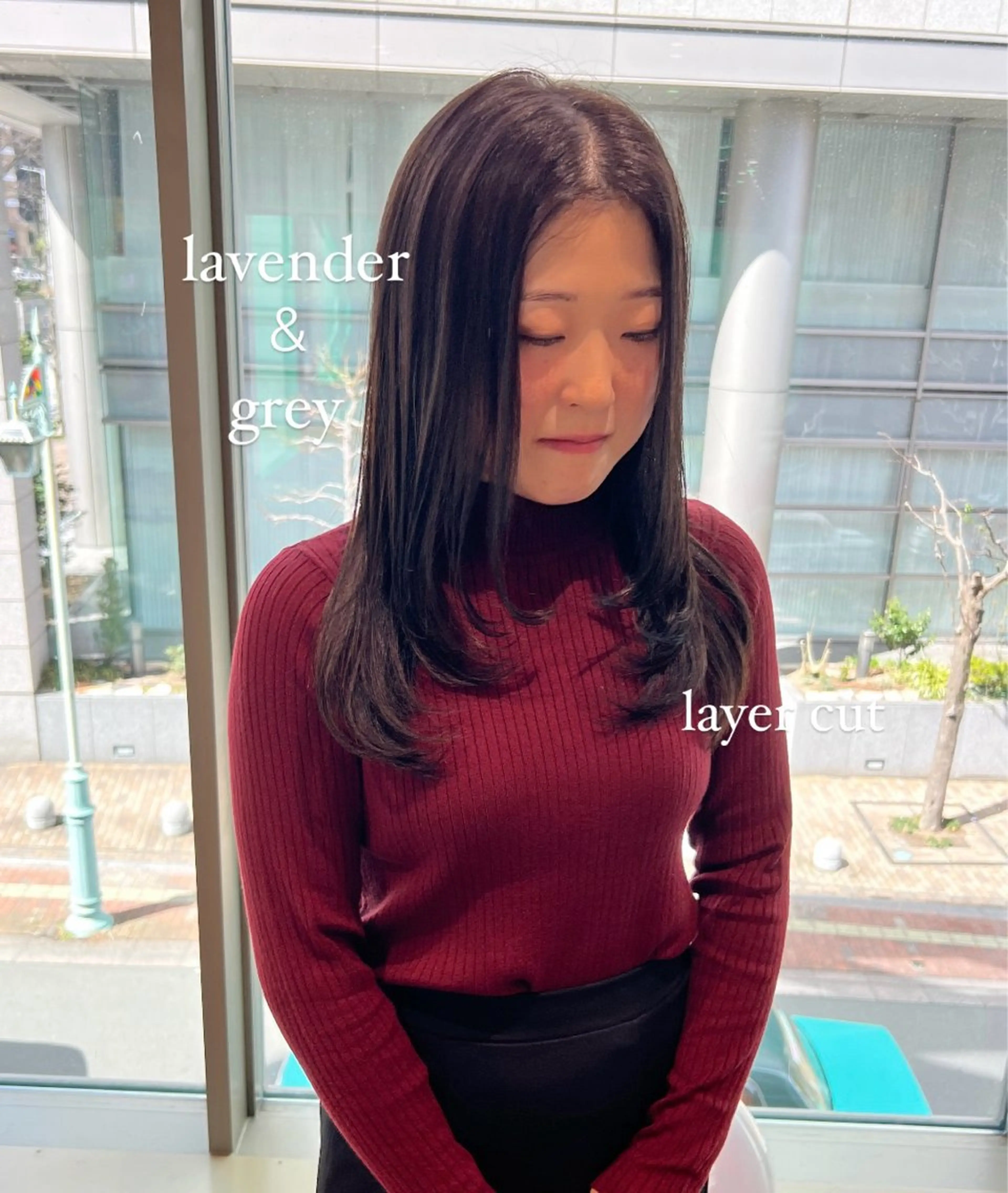 セミロング 加納千華 /ボブ/ぱつっとボブのヘアスタイル