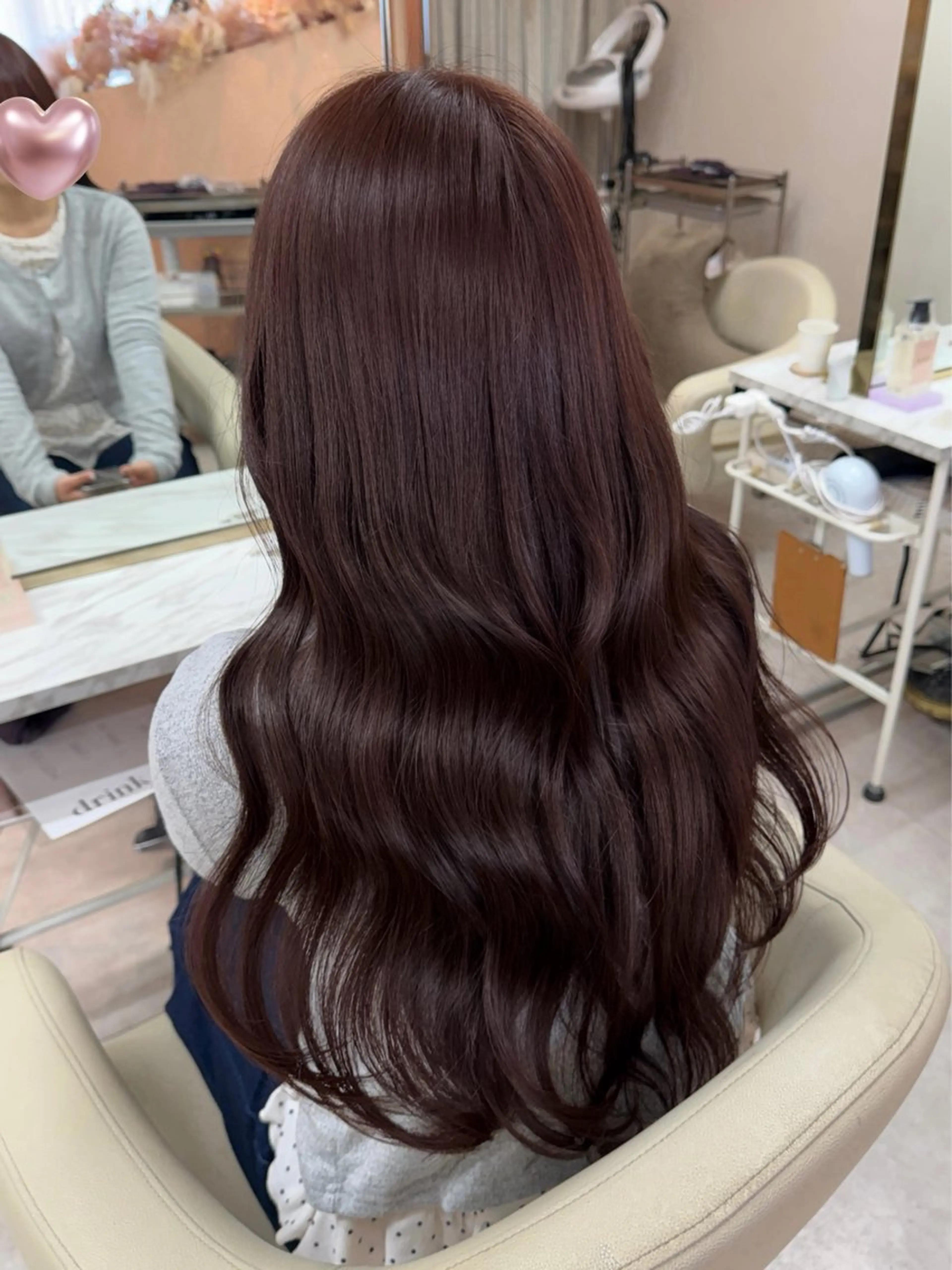 ロング カラー カット ヘアカラー トリートメント ♡韓国/レイヤー カット/Ayana♡のヘアスタイル