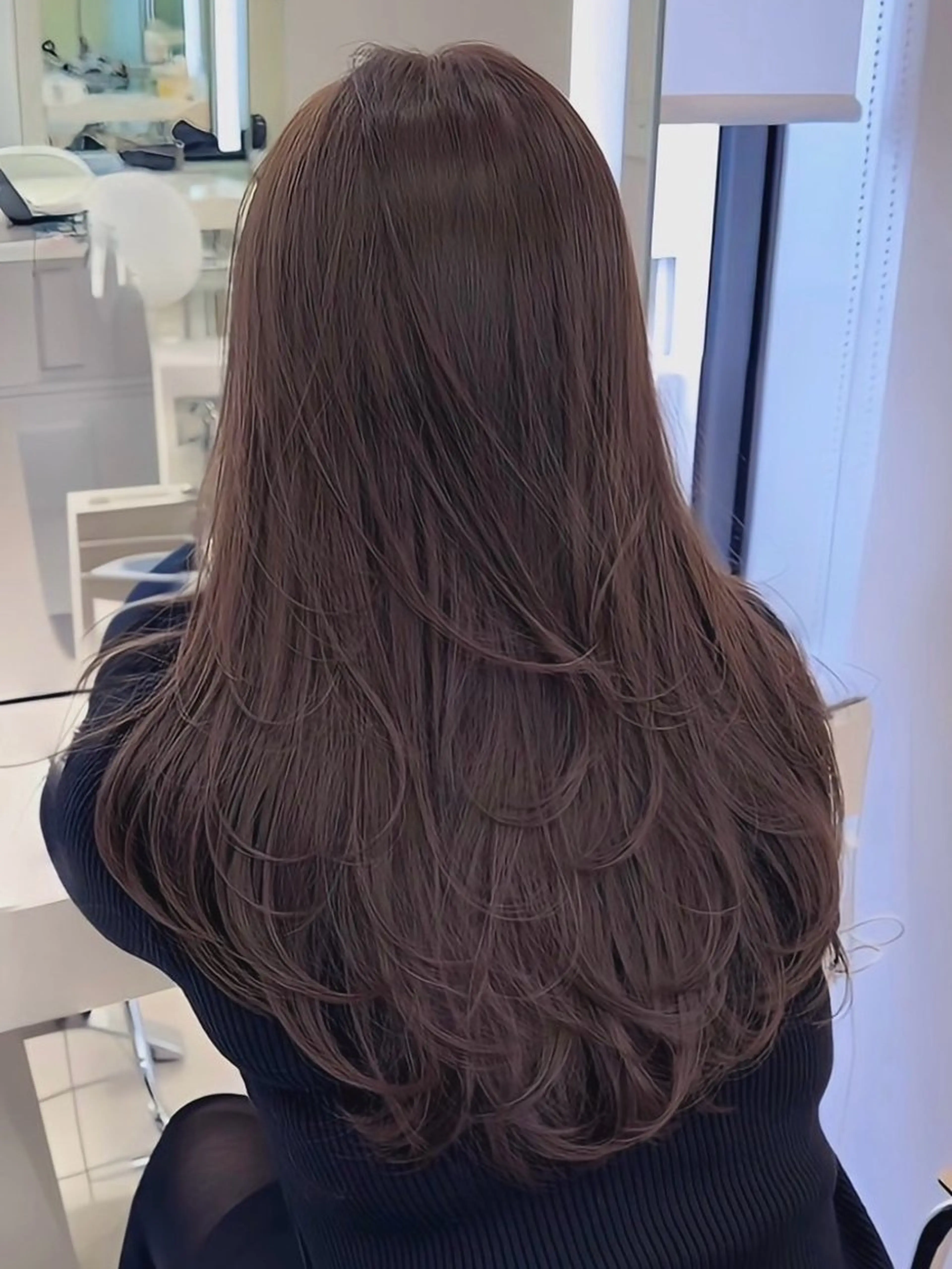 ロング COA GINZA 空也/前髪/顔まわりのヘアスタイル