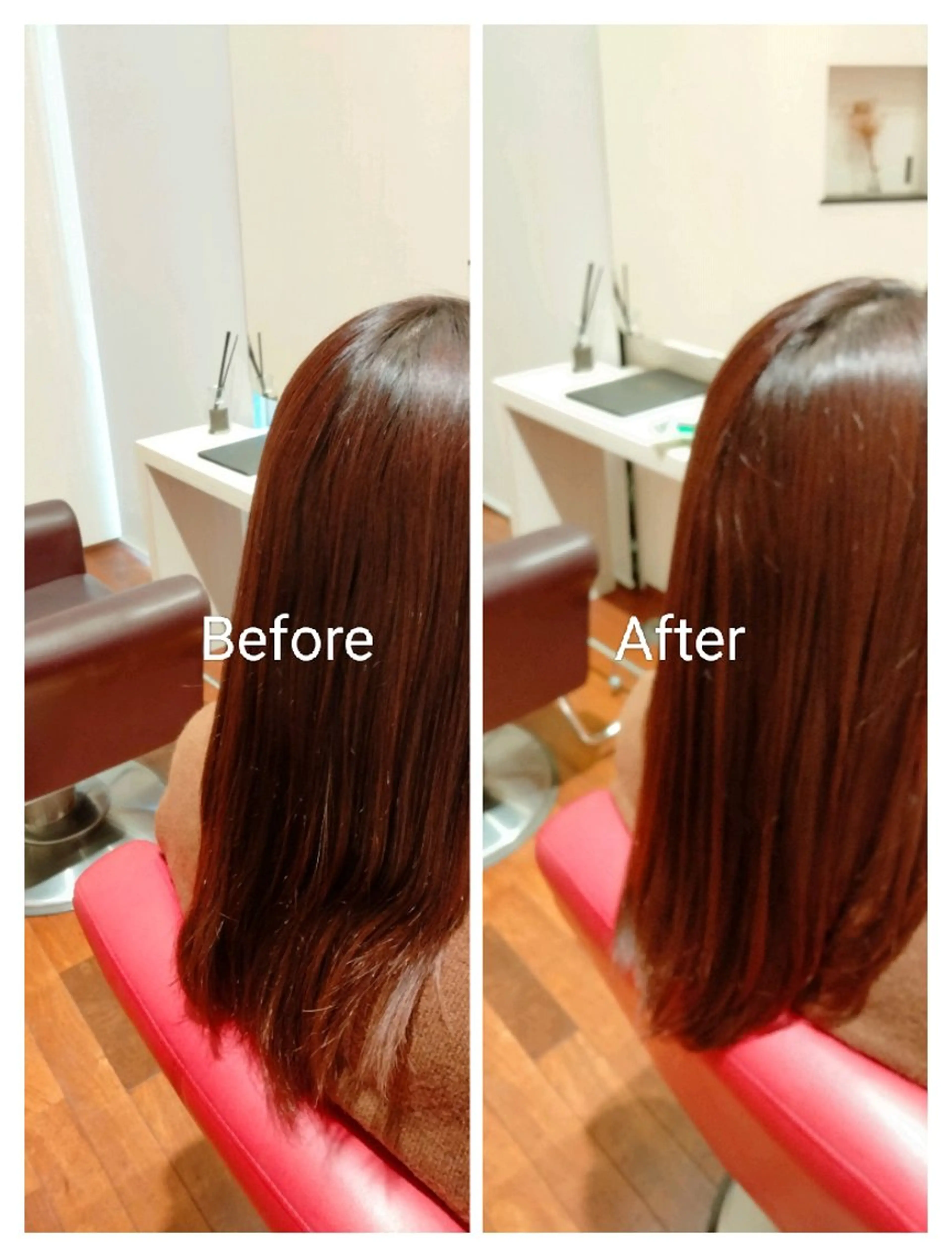 セミロング 髪質改善 トリートメント EARTH 浜松志都呂店所属・髪質改善×カラー🌈 ふたばのヘアスタイル