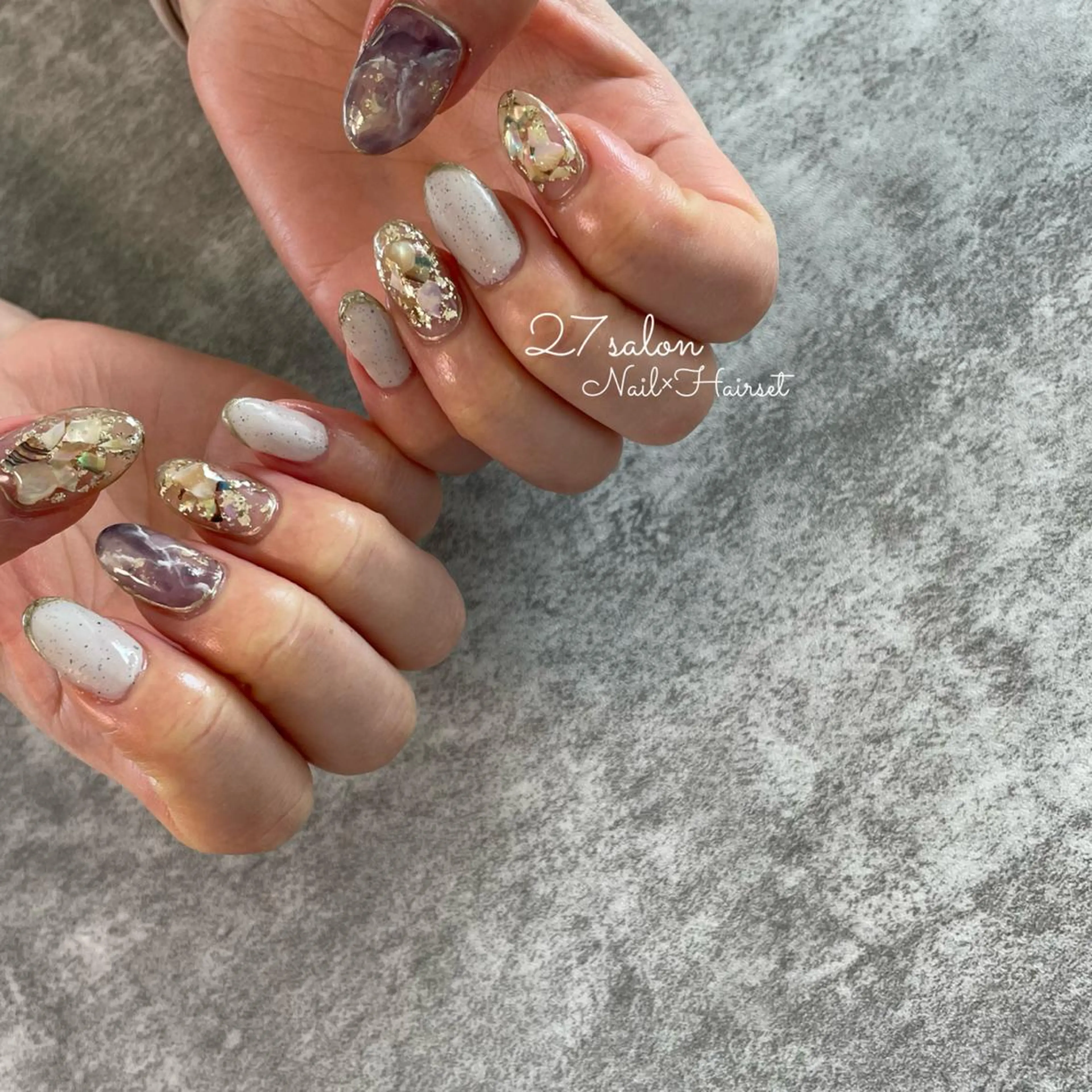 ネイル ニュアンスネイル 27salon yuinaのネイルデザイン