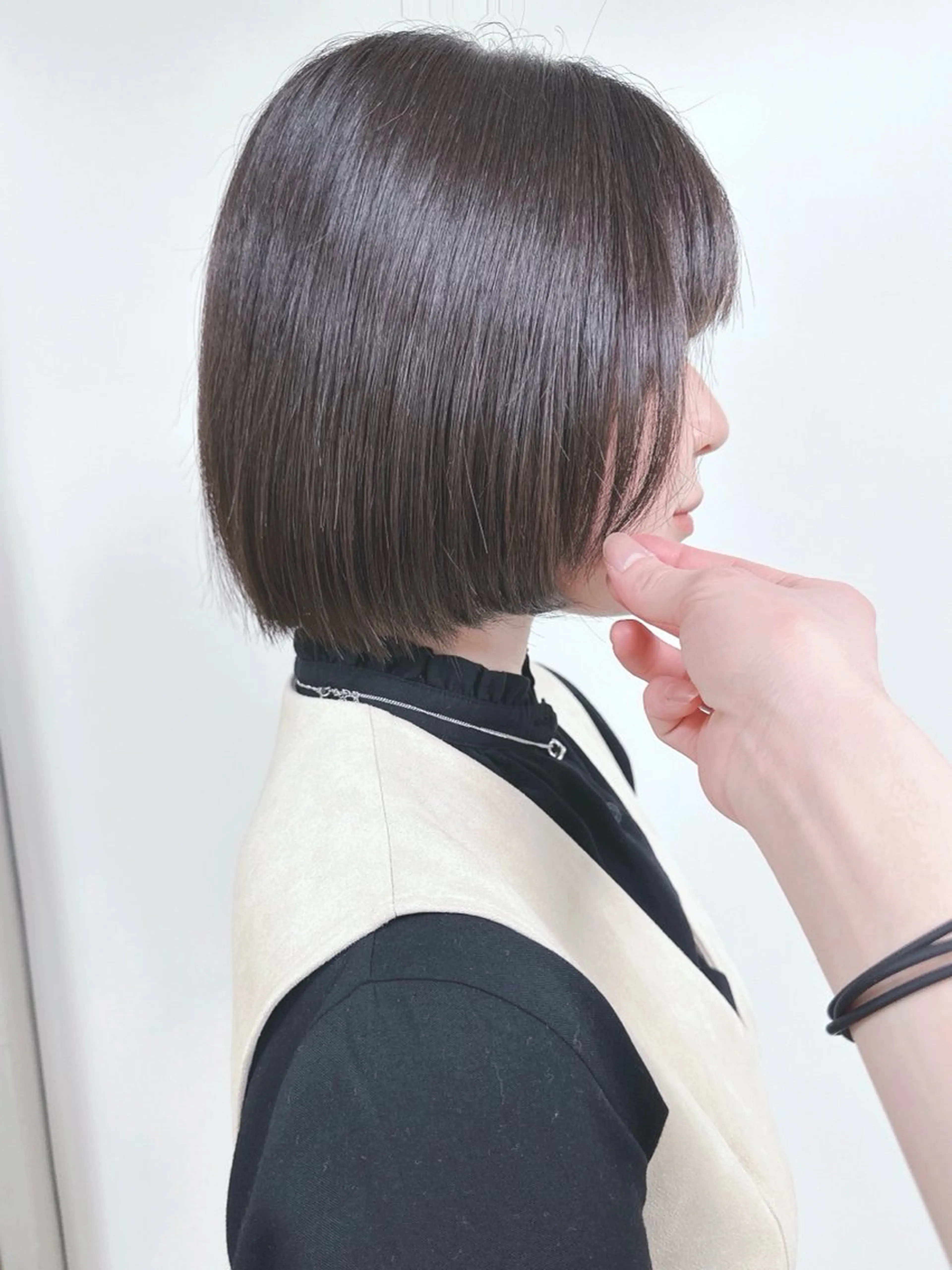 ミディアム カット ヘッドスパ 小顔ボブ/お悩み解決 /ボブパーマ/とういのヘアスタイル