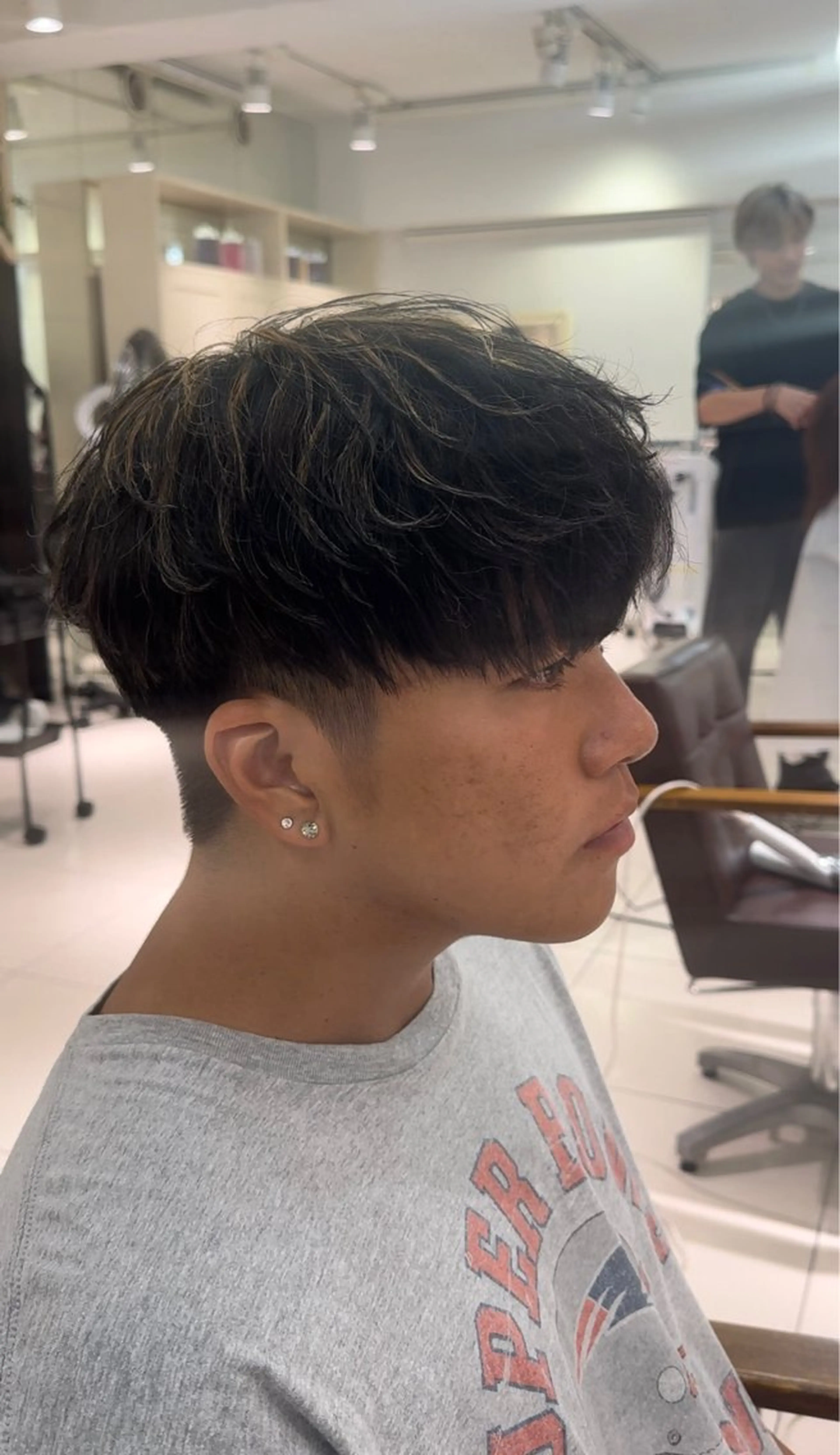 メンズ カット SALOWIN渋谷caldo店B1所属・岐津公太 メンズ縮毛矯正のプロのヘアスタイル