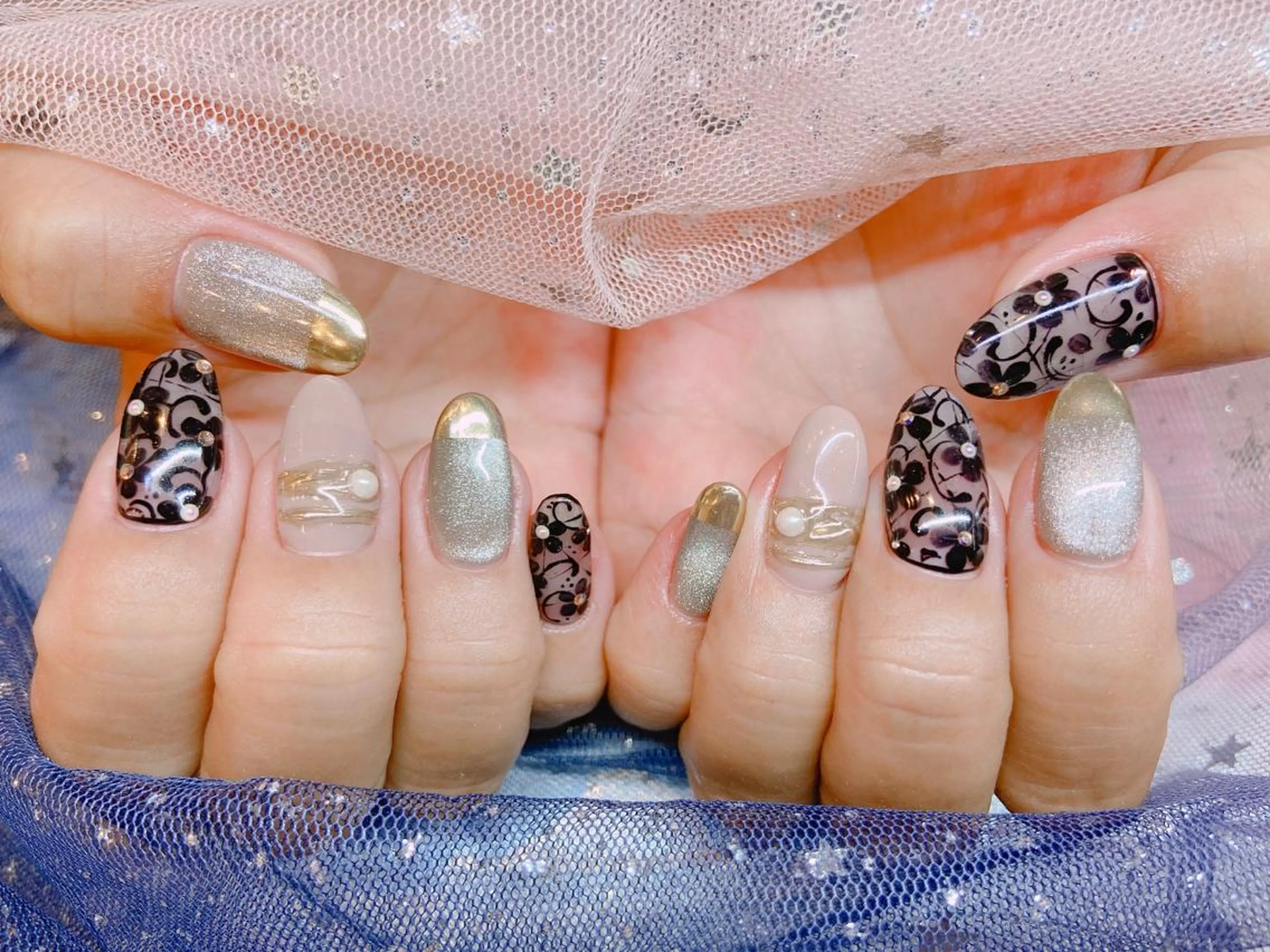 ネイル 長さだし専門店 M2　rikaのネイルデザイン