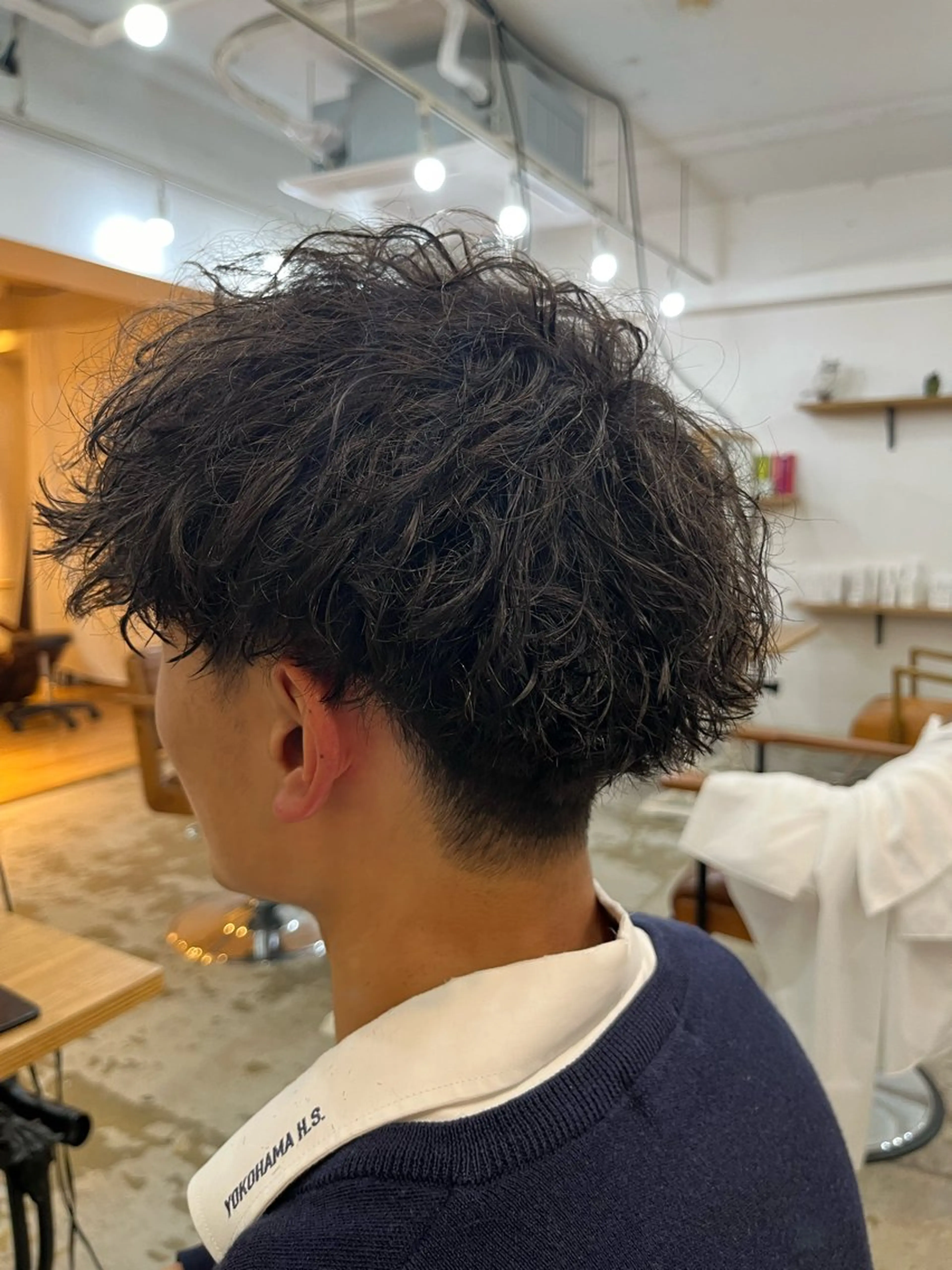 パーマ メンズ メンズハイライト メンズパーマ スペインカール スパイキーショート メンズツイストパーマ カット パーマ 💇メンズパーマ💇 木村賢司のヘアスタイル